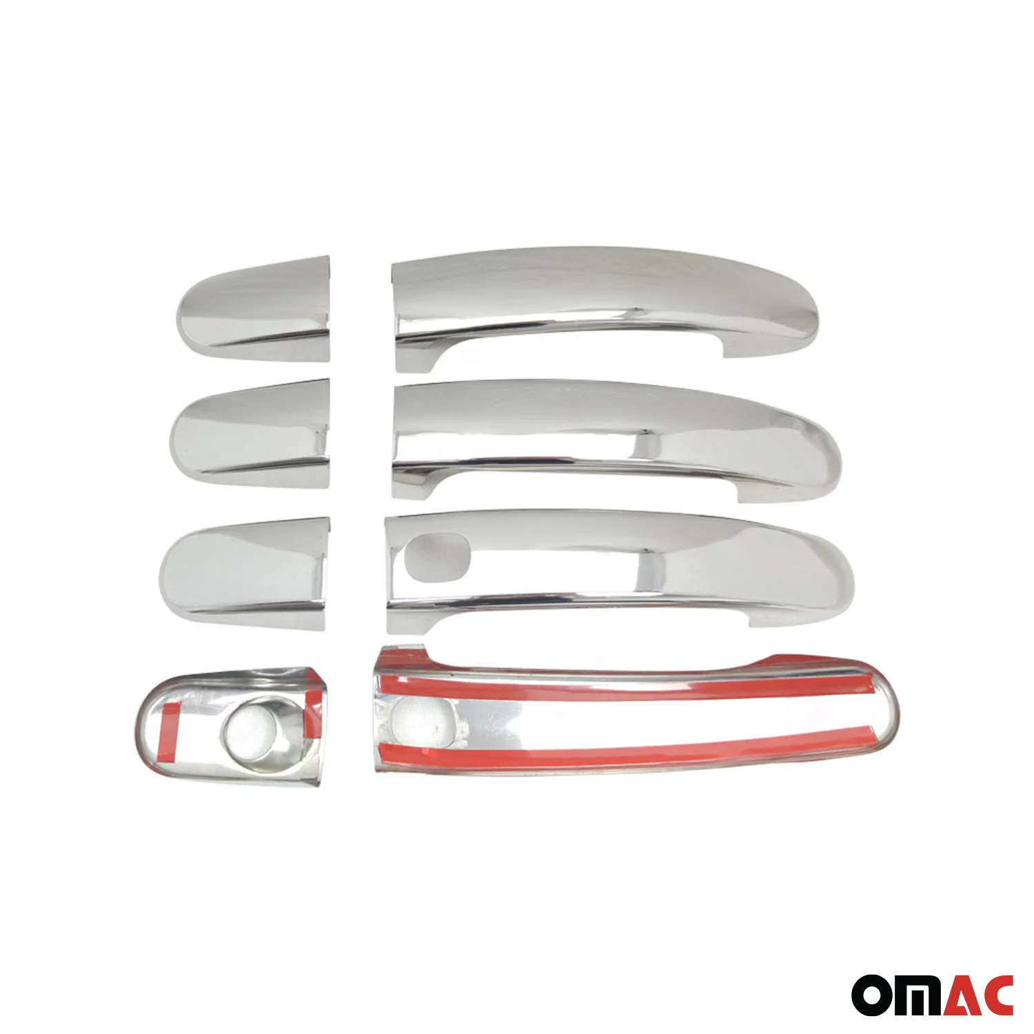 2008-2011 Mazda Tribute Car Door Handle Cover Protector Stainless Steel Chrome 8Pcs - Image 5