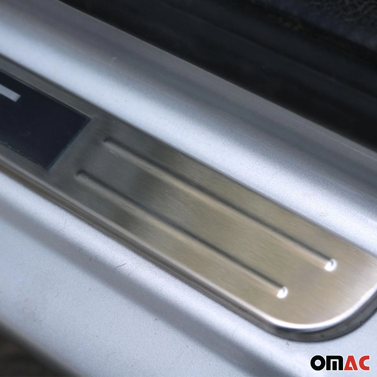 Ford Super Duty F-Series Door Sill Scuff Plate Illuminated Sport Stainless Steel Silver 2 Pcs - Image 6