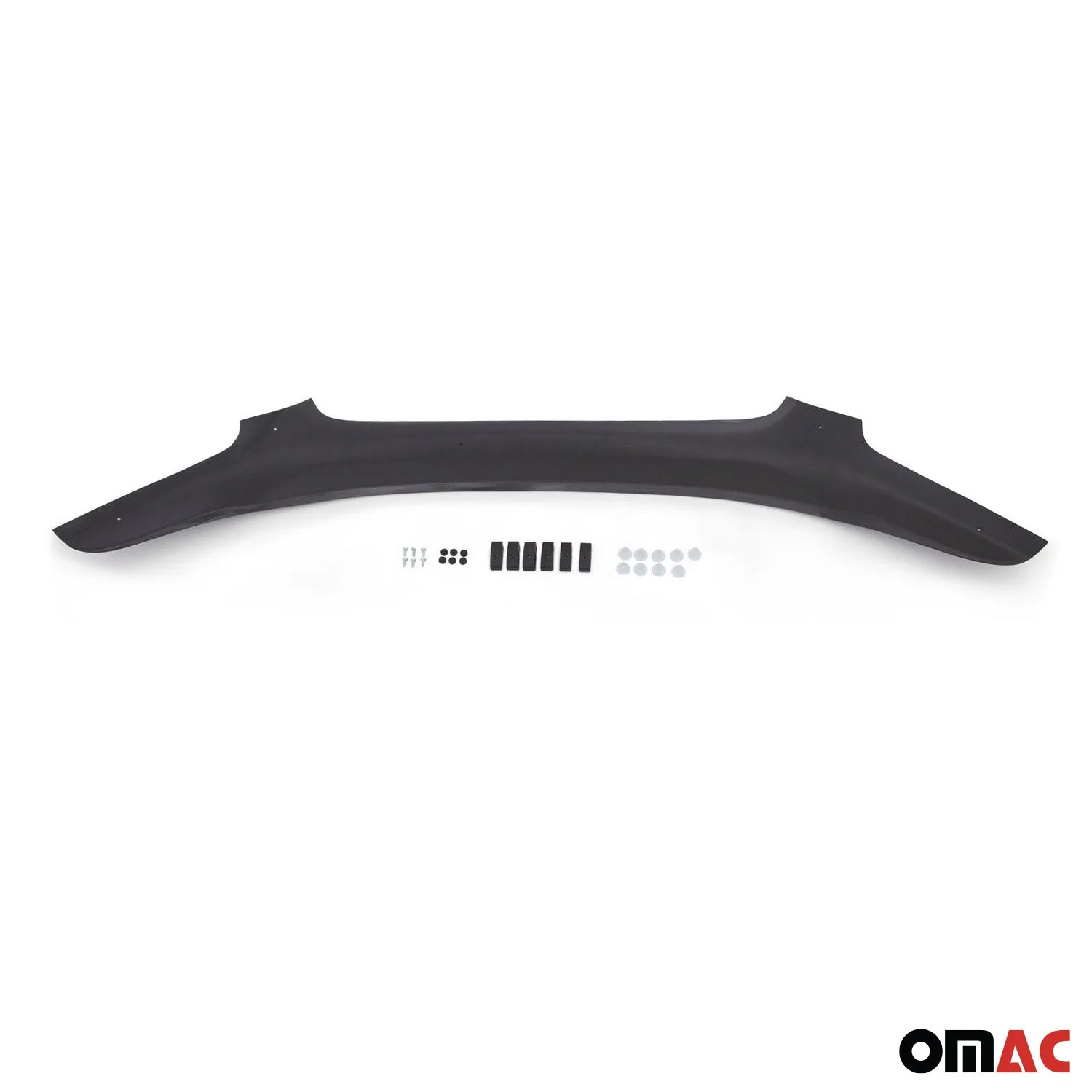 2015-2020 Ford Transit Bug Shield Hood Deflector & Window Visor Vent Kit 3Pcs Smoke - Image 7