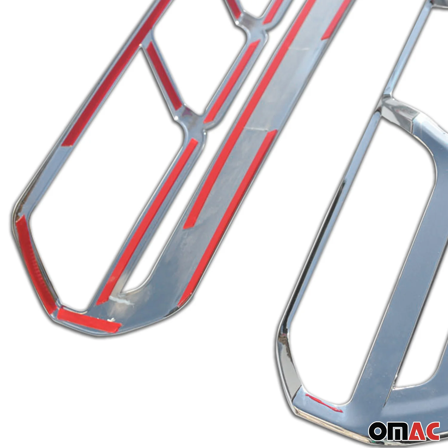 2015-2020 Ford Transit 250 Rear Brake Stop Light Frame Trim Silver 2 Pcs - Image 7