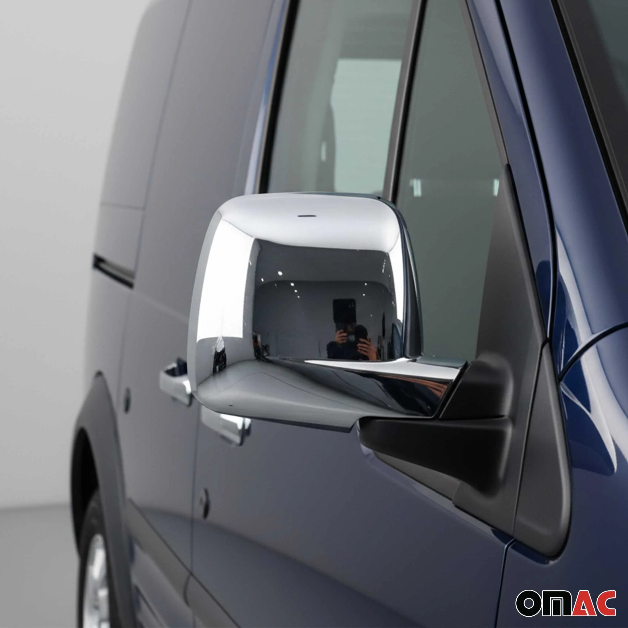 2010-2013 Ford Transit Connect Mirror Cover Caps & Door Handle Chrome Set - Image 2