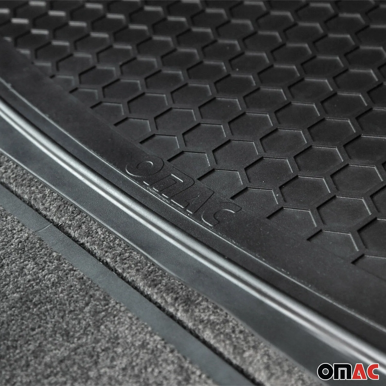 Hyundai Semi-Custom fit Cargo Mat Liner Waterproof Rubber Black 1Pc - Image 8