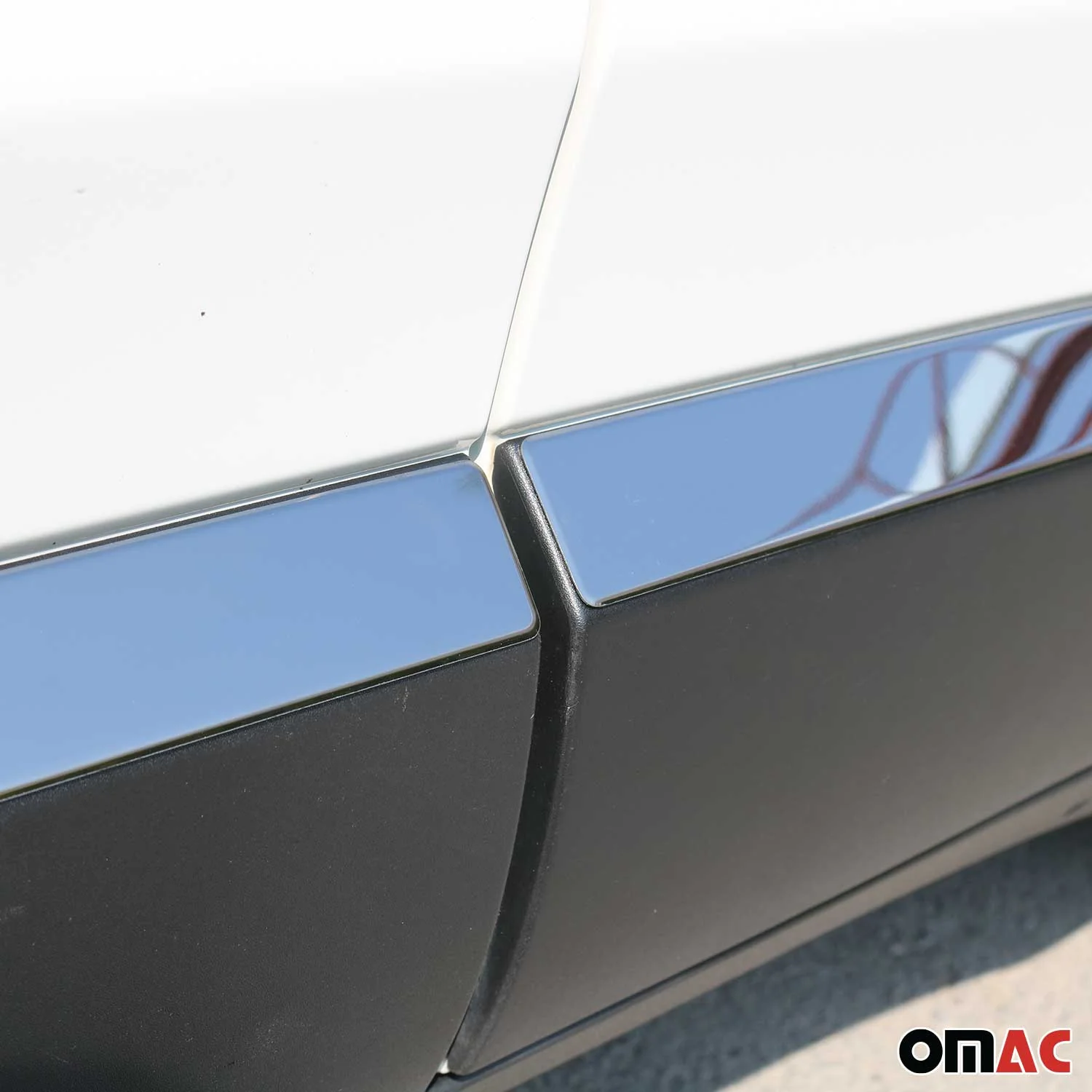 2019-2024 Jeep Renegade Side Door Molding Trim Skirt Garnish Steel Silver 4x - Image 6