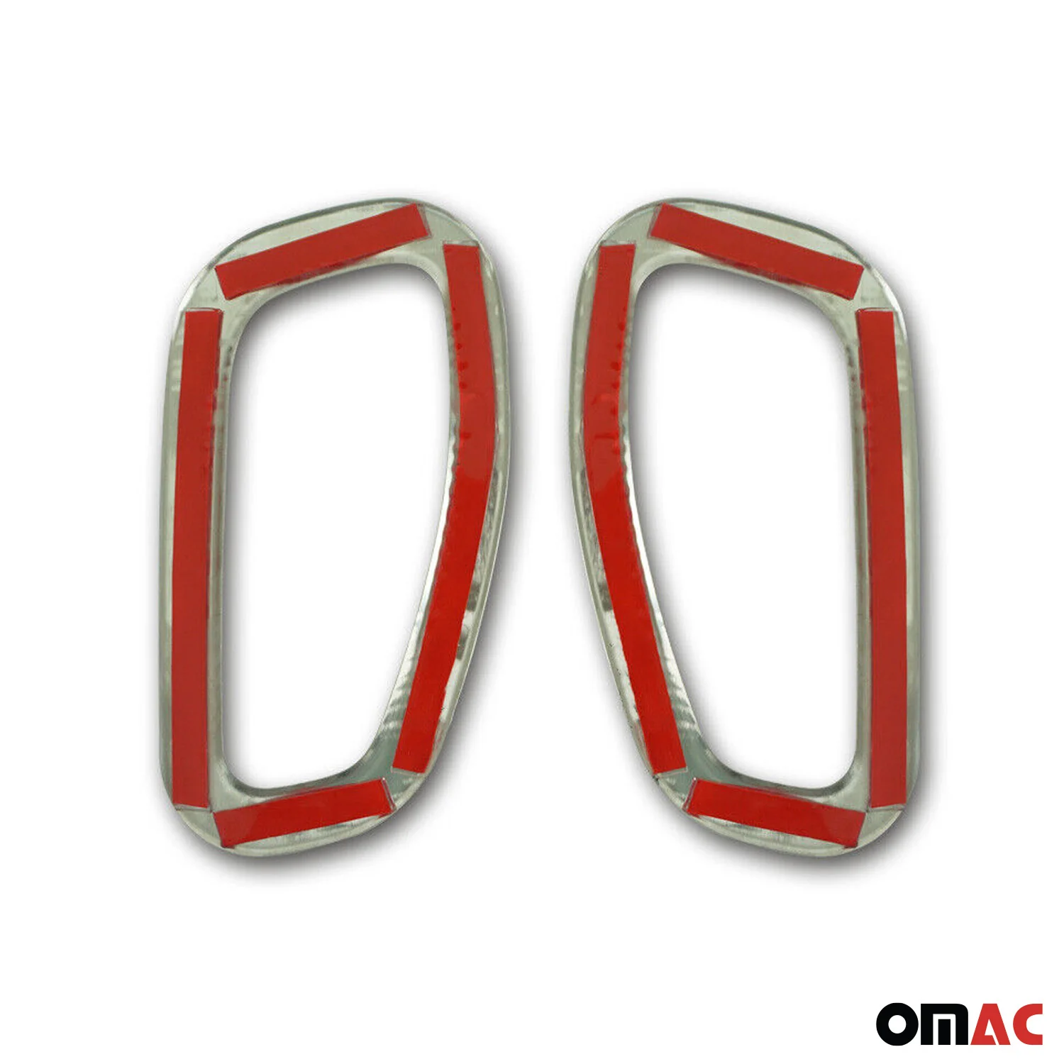 2019-2024 Jeep Renegade Side Indicator Signal Trim Cover Silver Steel 2 Pcs - Image 5