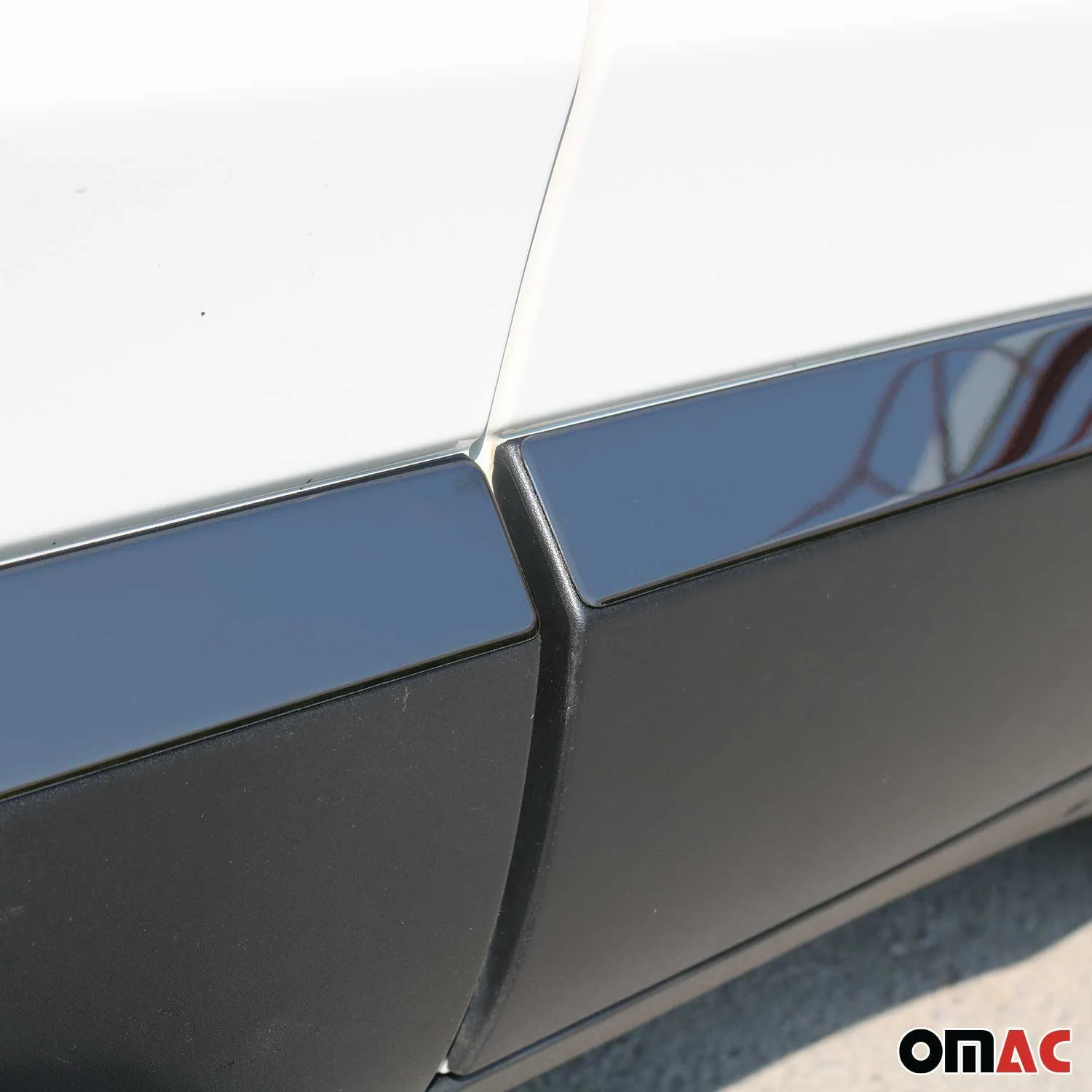 2019-2024 Jeep Renegade Side Door Molding Trim Skirt Garnish Steel Dark 4Pcs - Image 6