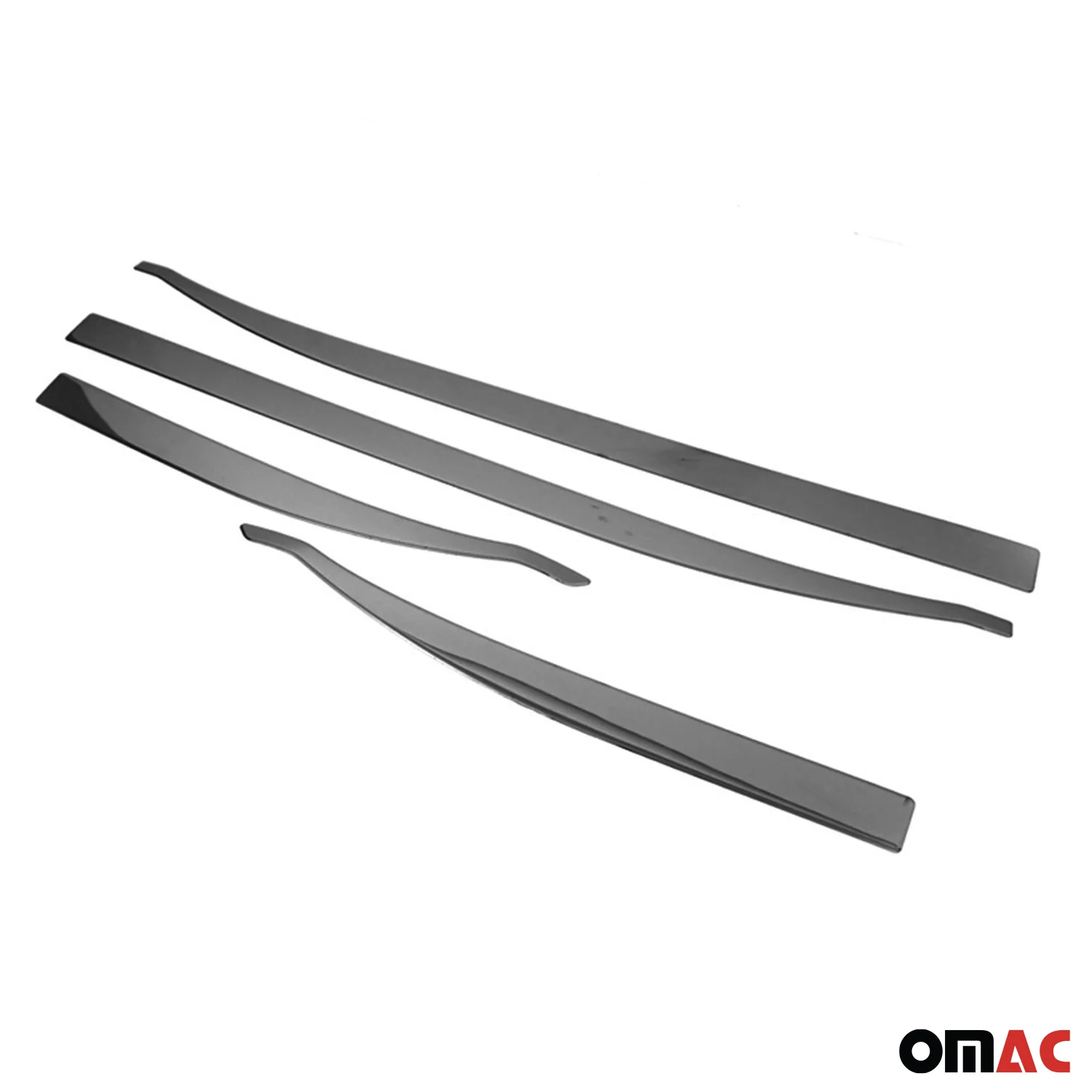 2019-2024 Jeep Renegade Side Door Molding Trim Skirt Garnish Steel Dark 4Pcs - Image 7
