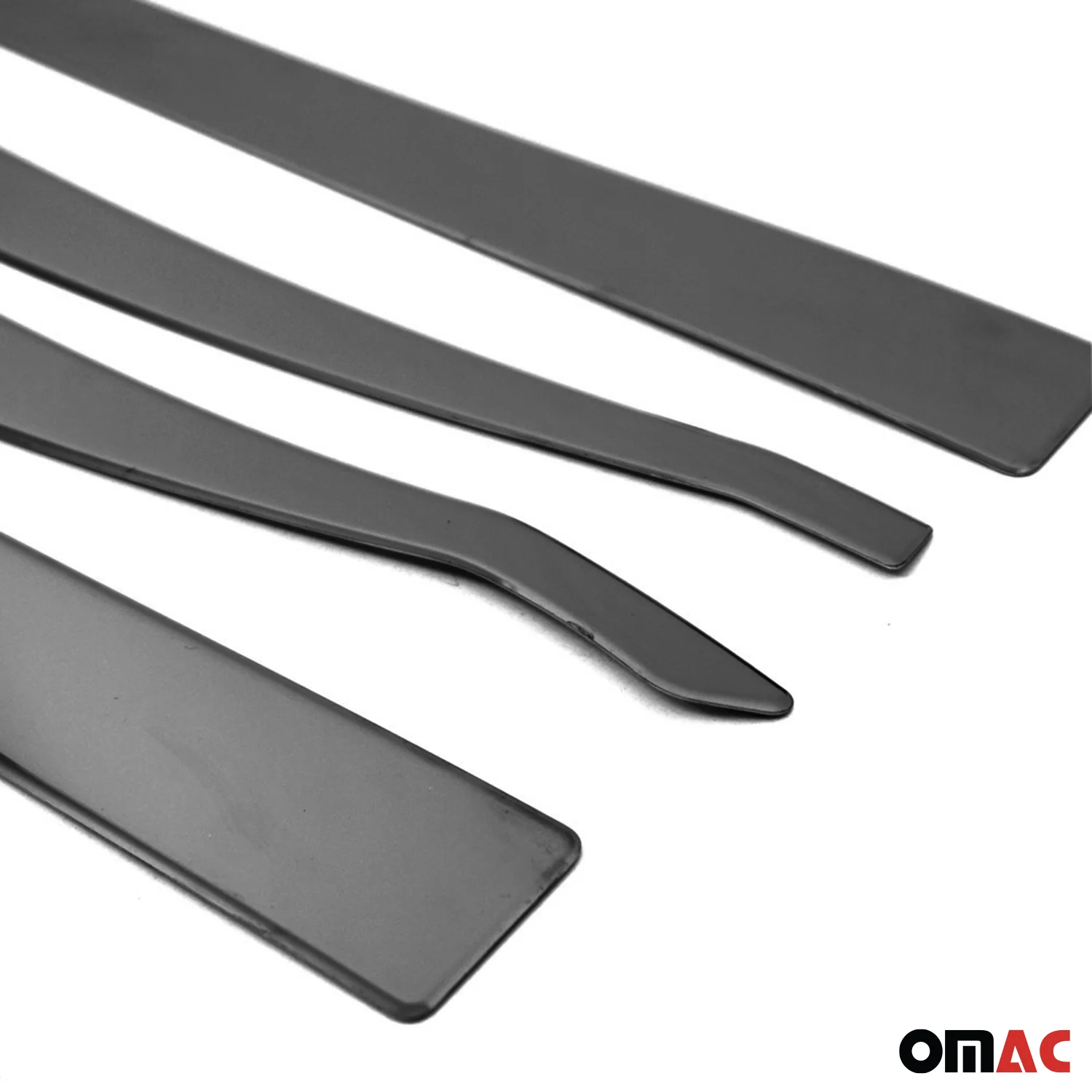 2019-2024 Jeep Renegade Side Door Molding Trim Skirt Garnish Steel Dark 4Pcs - Image 8