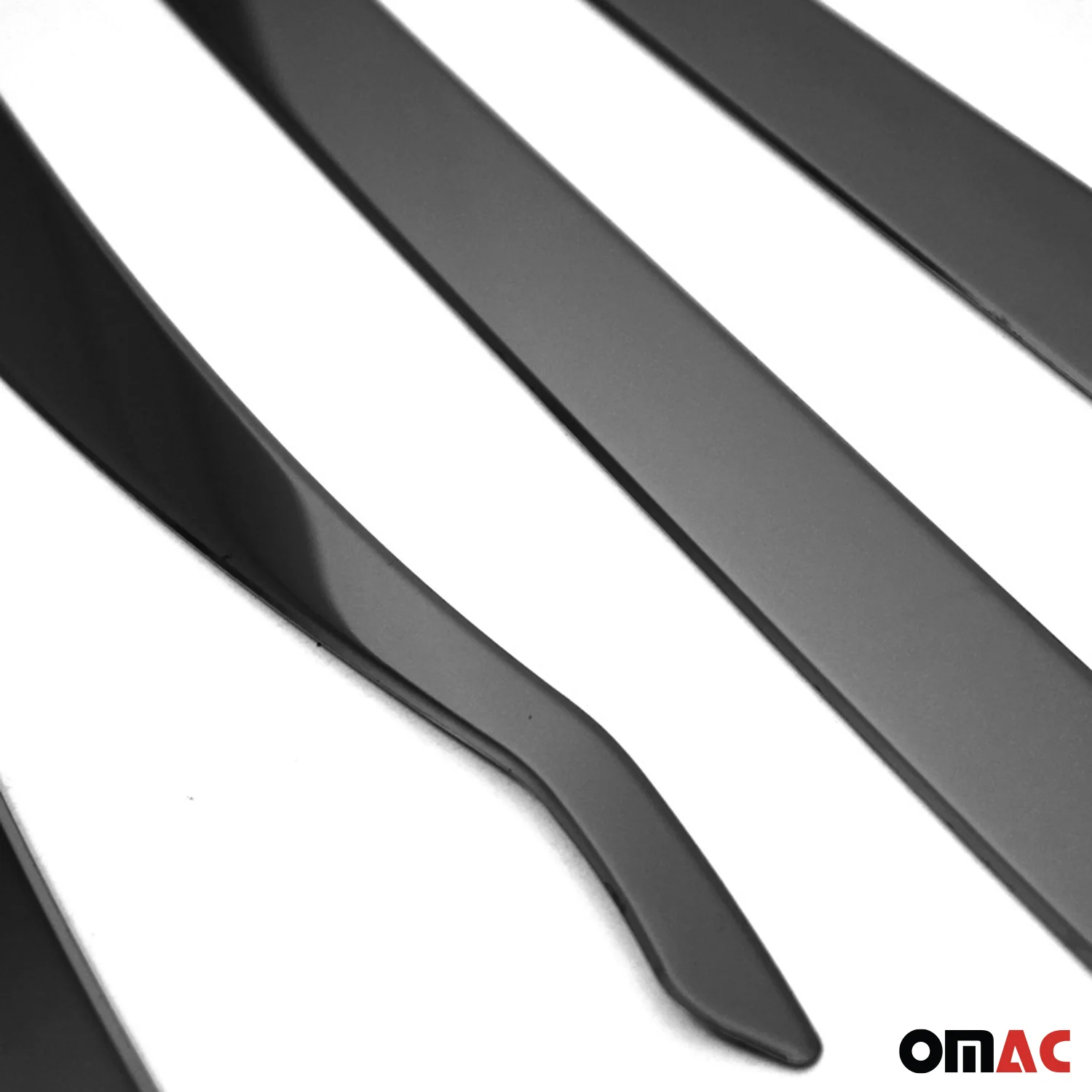 2019-2024 Jeep Renegade Side Door Molding Trim Skirt Garnish Steel Dark 4Pcs - Image 9
