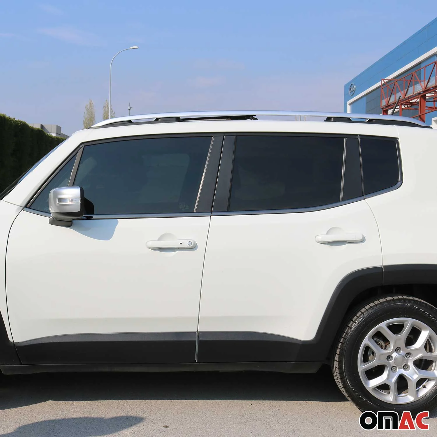 2019-2024 Jeep Renegade Window Molding Trim Streamer Steel Dark 6 Pcs - Image 2