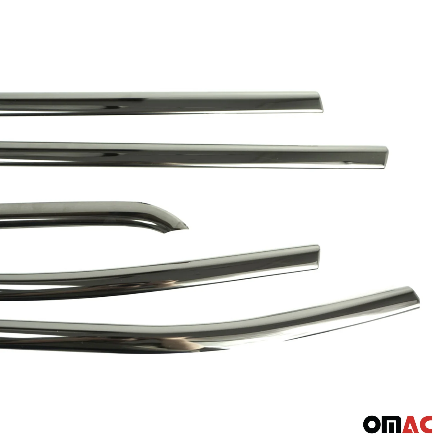 2019-2024 Jeep Renegade Window Molding Trim Streamer Steel Dark 6 Pcs - Image 6