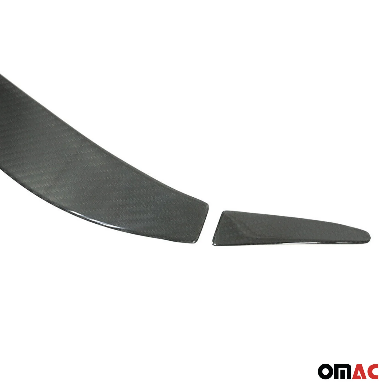 2019-2024 Jeep Renegade Rear Trunk Molding Trim Carbon Fiber Black 3 Pcs - Image 8