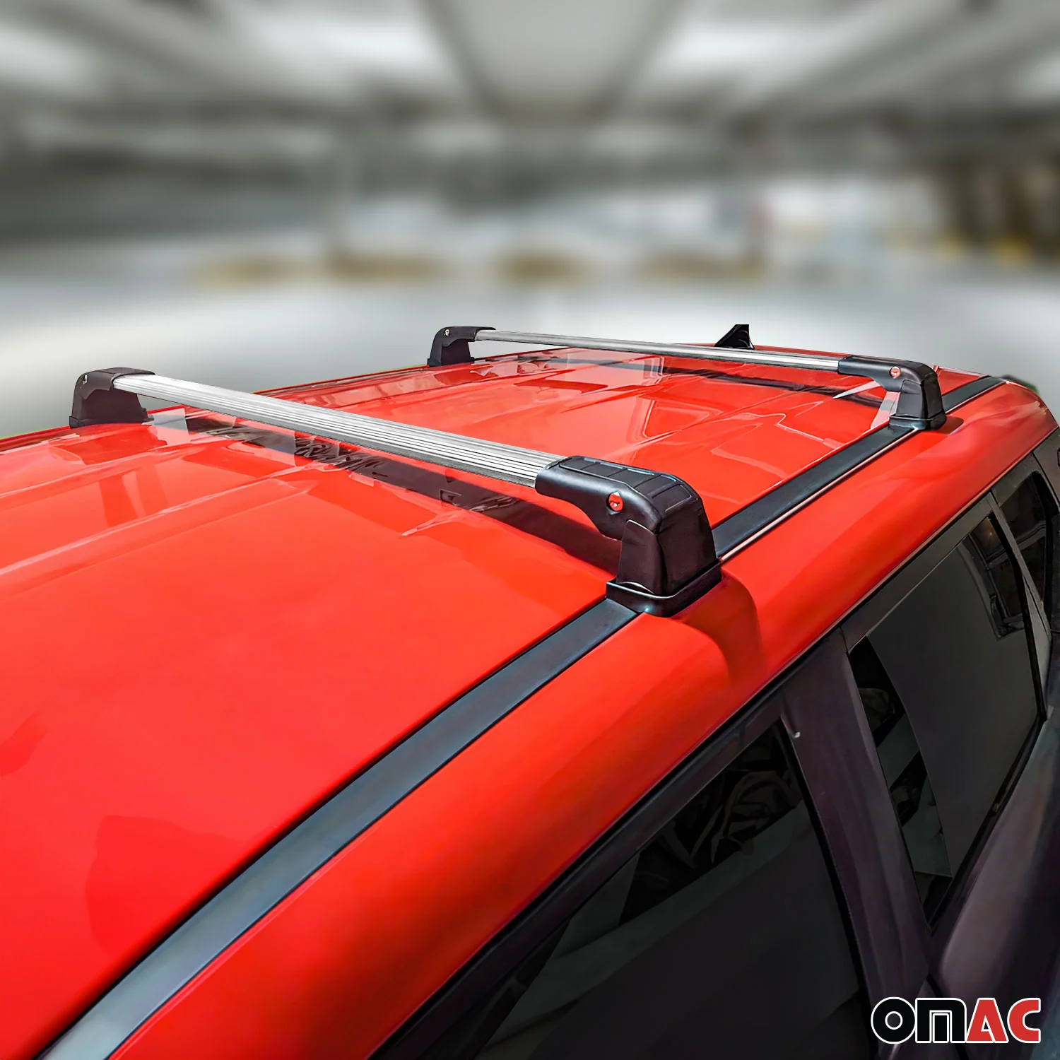 2014-2019 Kia Soul Roof Rack Cross Bars Silver - Image 3