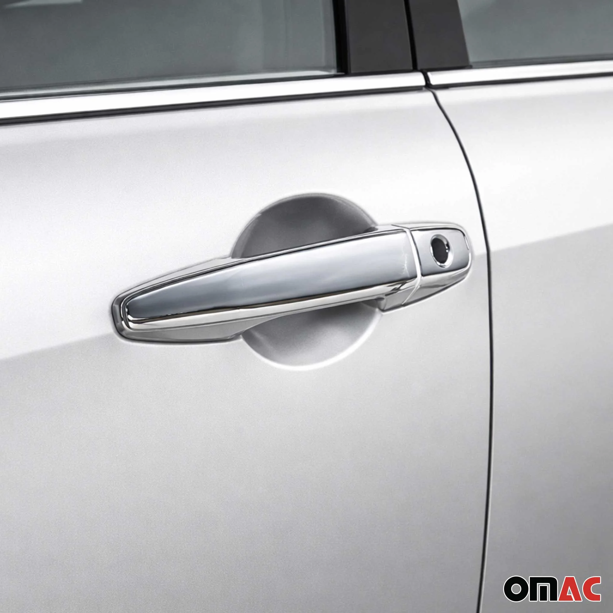 2004-2009 Lexus RX 330 RX350 Car Door Handle Cover Protector Stainless Steel 2 Key Hole - Image 3