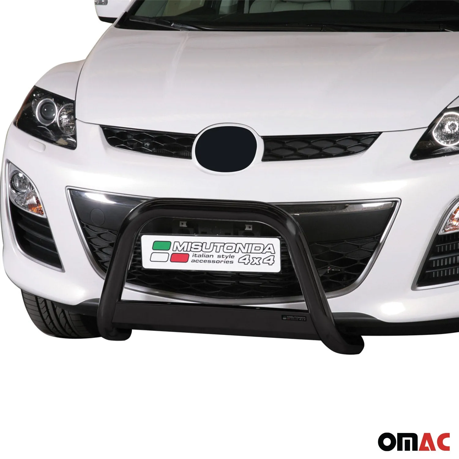 2010-2012 Mazda CX-7 Bull Bar Push Front Bumper Grille Black 1 Pc - Image 2