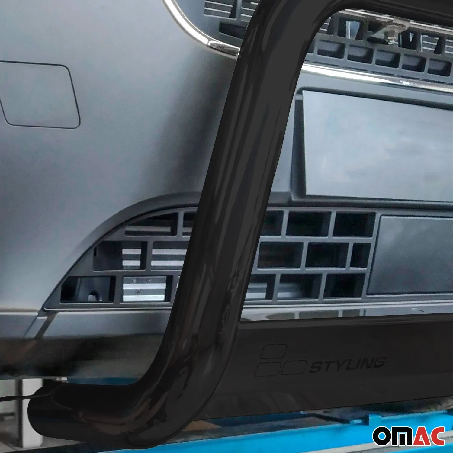 2014-2018 Mercedes Sprinter W906 Bull Bar Push Front Bumper Grille Black - Image 5