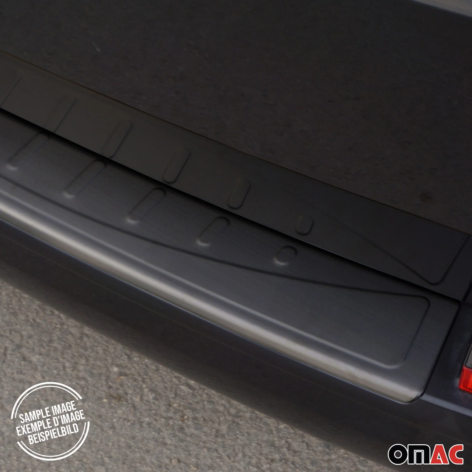 2016-2024 Mercedes Metris Rear Bumper Guard Stainless Steel Dark Brushed - Image 6