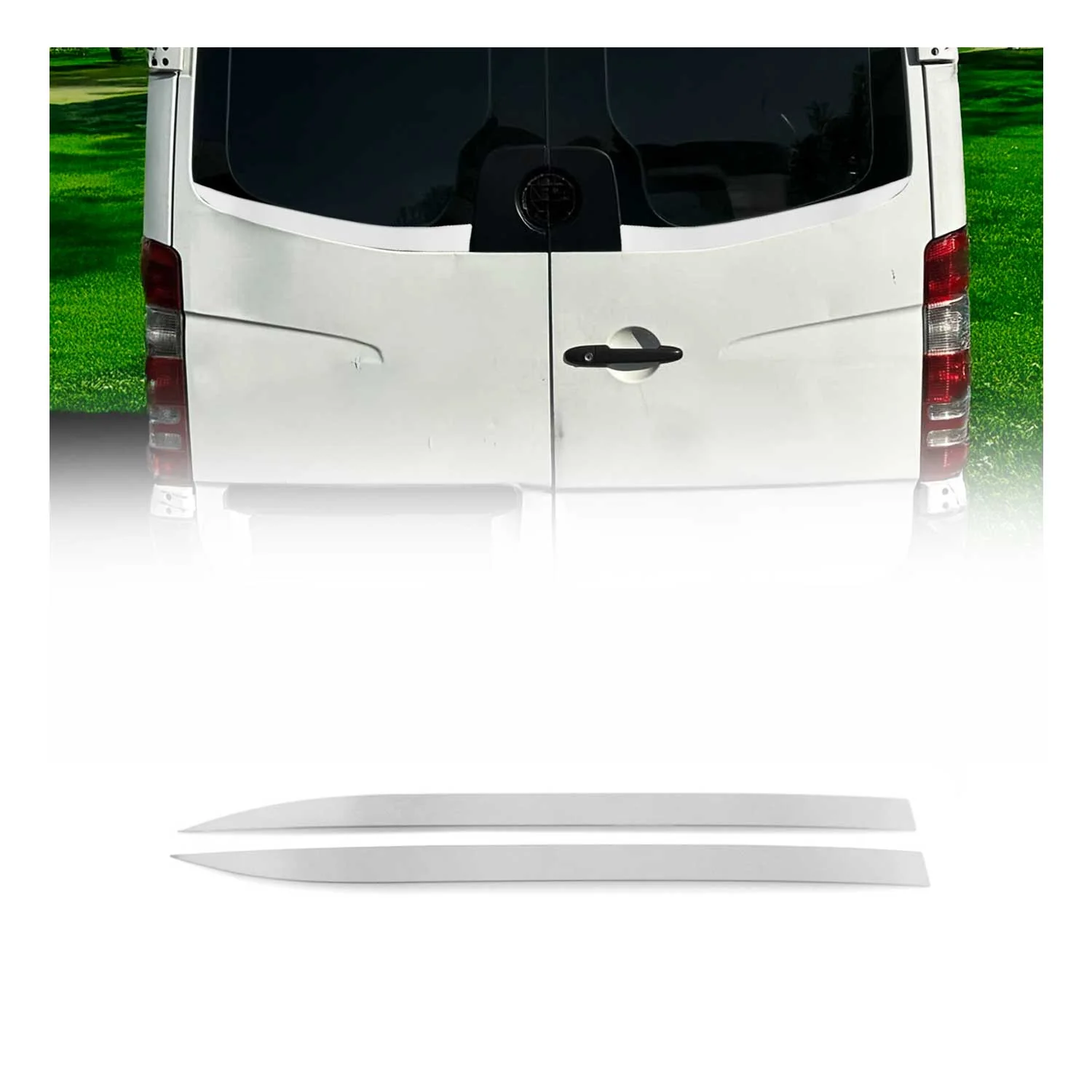 2019-2026 Mercedes Sprinter W907 910 Window Molding Trim Streamer Stainless Steel 2Pcs
