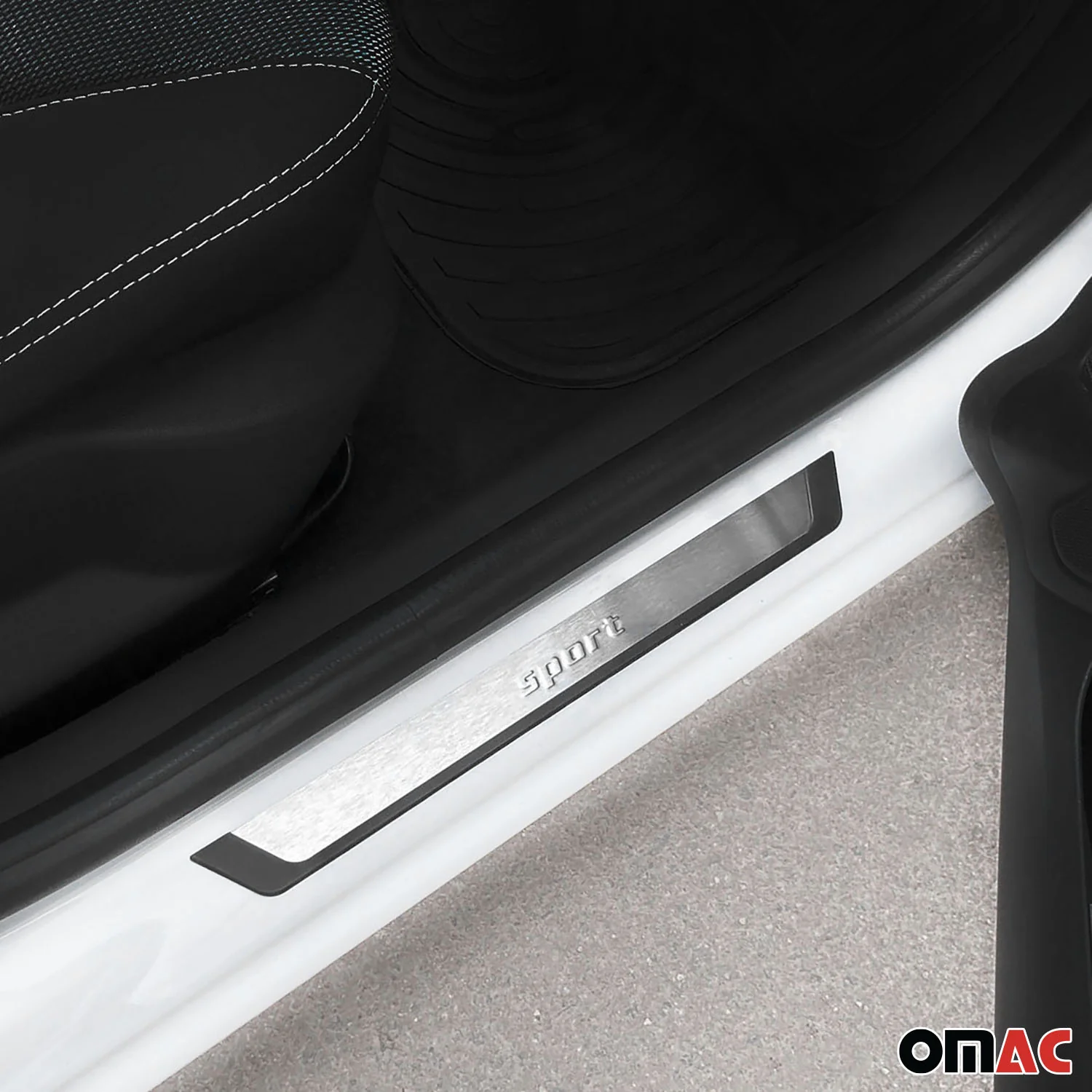 Nissan Maxima Door Sill Scuff Plate Scratch Protector Sport Brushed Stainless Steel 4Pcs - Image 2