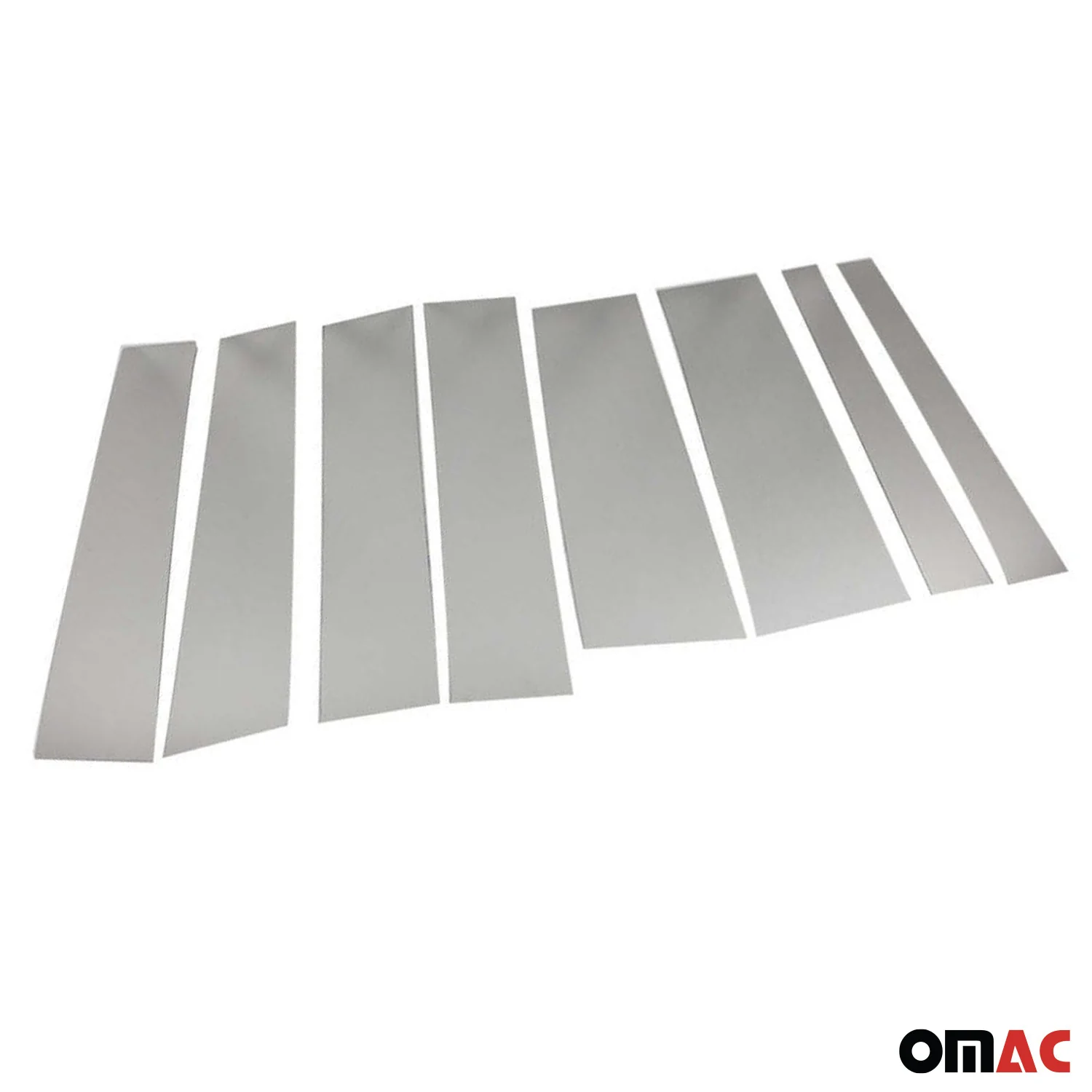 2015-2022 RAM ProMaster City Window B Pillar Posts Door Trim Stainless Steel Silver 8x - Image 8