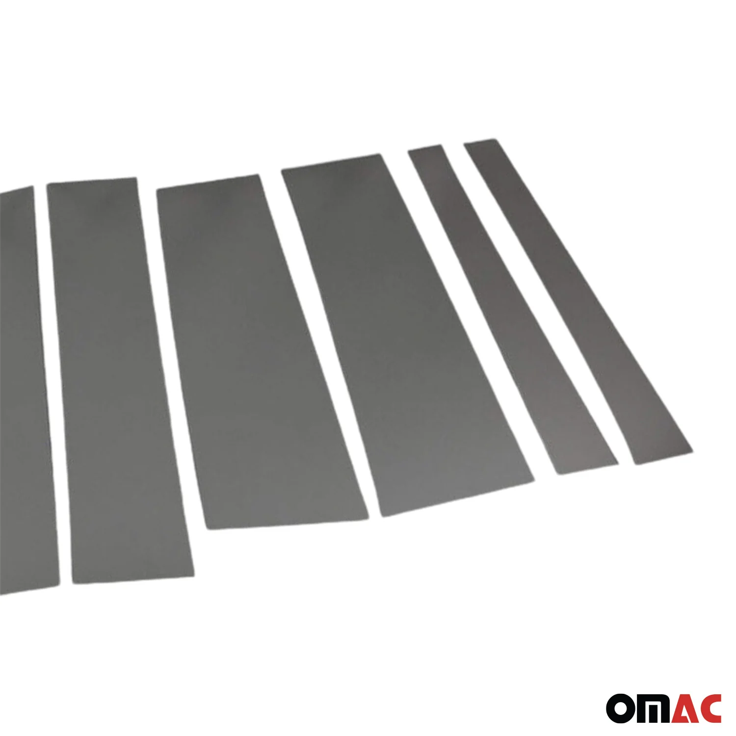 2015-2022 RAM ProMaster City Window B Pillar Posts Door Trim Stainless Steel Dark 8x - Image 9
