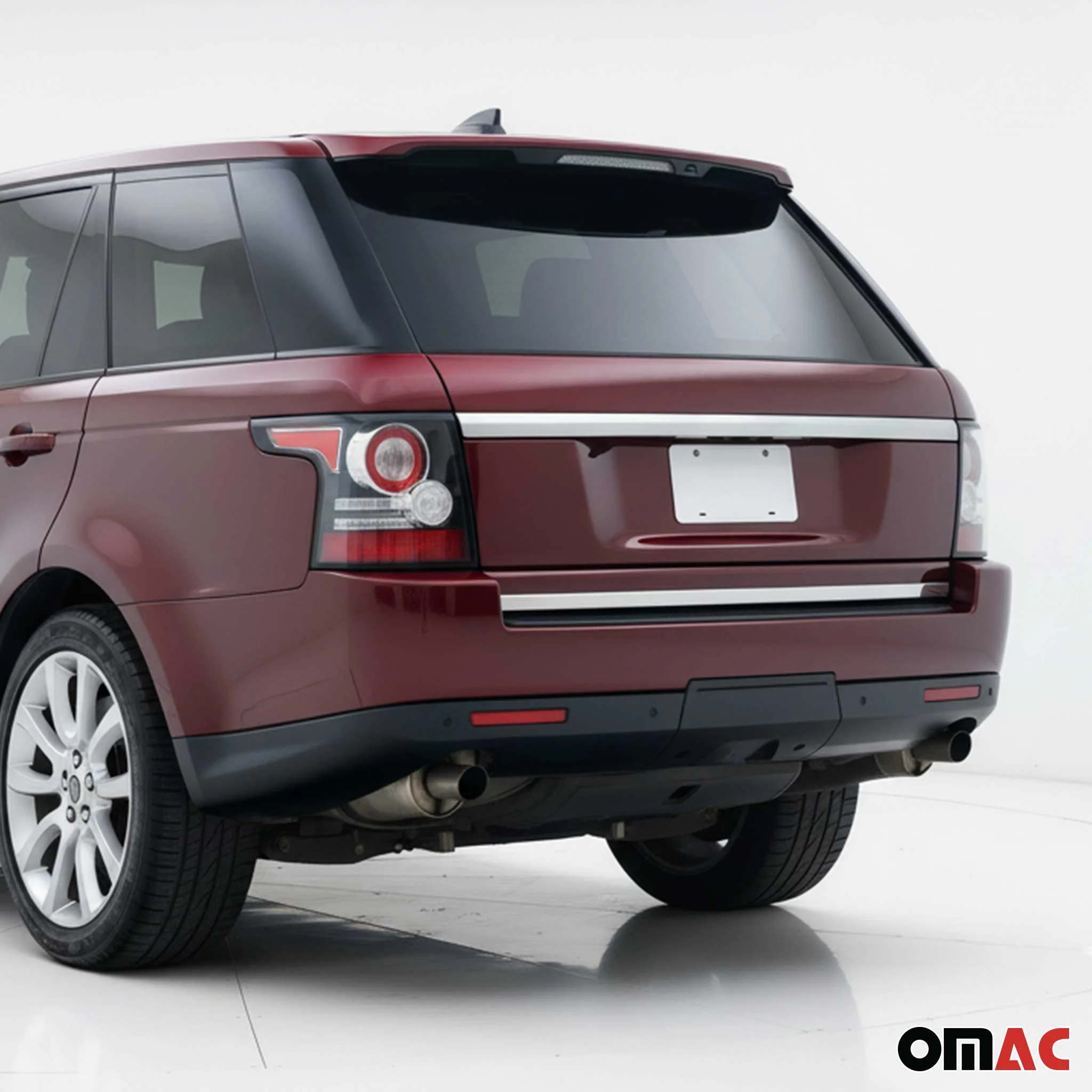 2014-2022 Land Rover Range Rover Sport Rear Trunk Molding Trim Stainless Steel Silver - Image 2