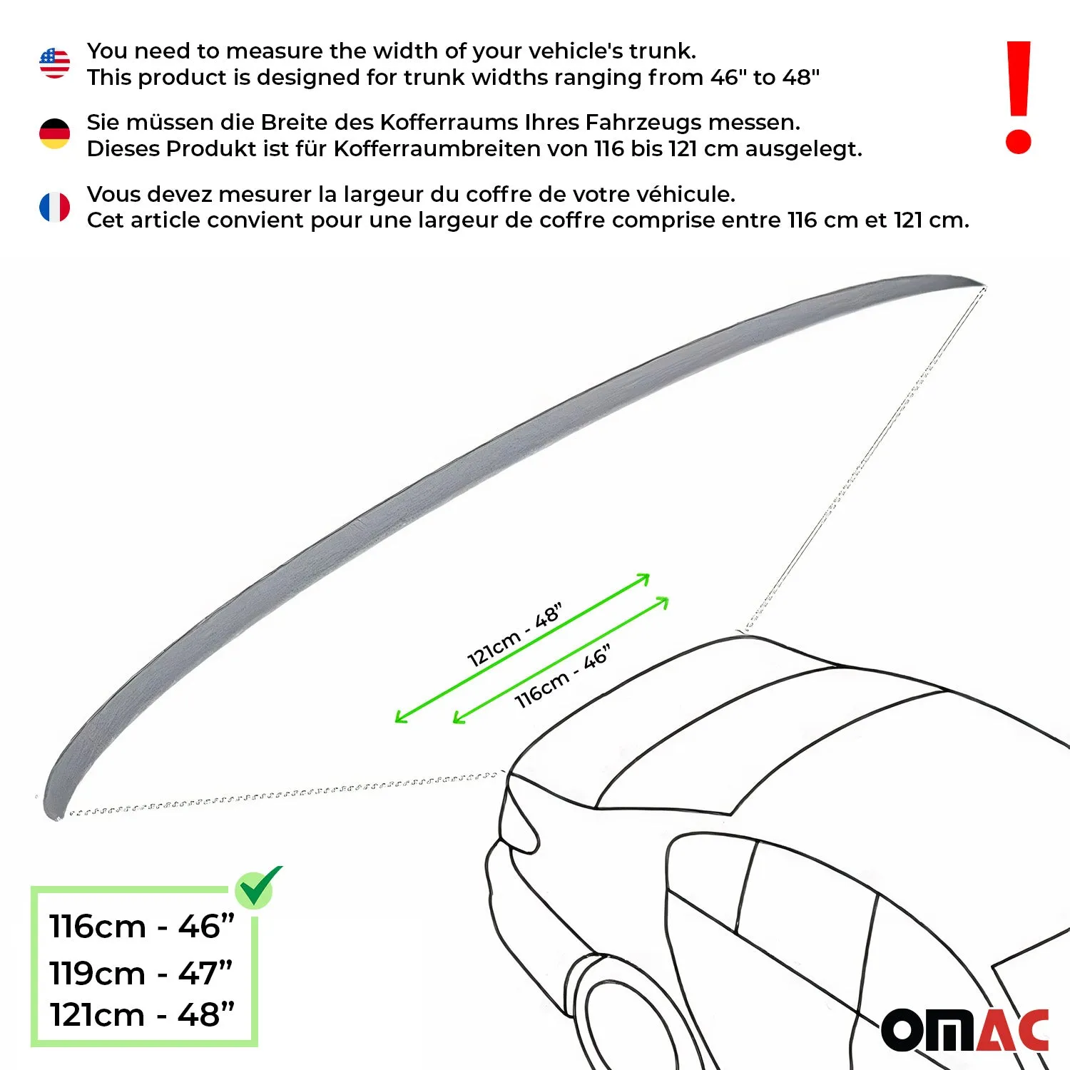 2012-2014 VW Passat B7 Rear Trunk Spoiler Wing White - Image 2