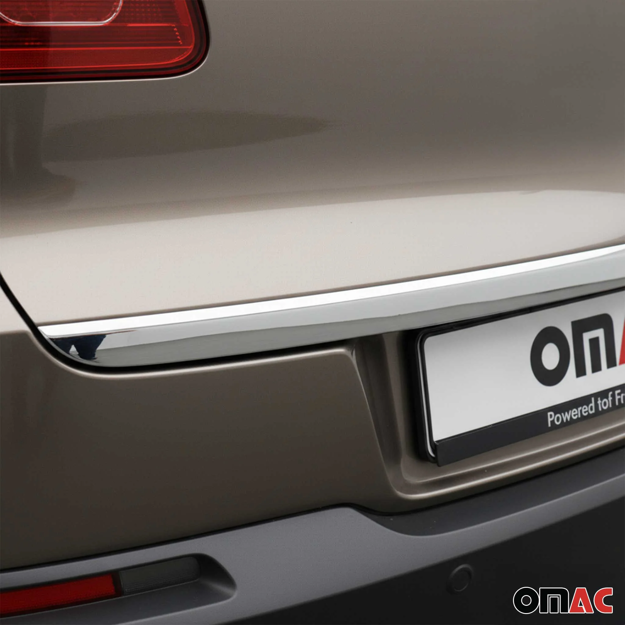 2009-2017 VW Tiguan Rear Trunk Molding Trim Stainless Steel Silver 1Pc - Image 3