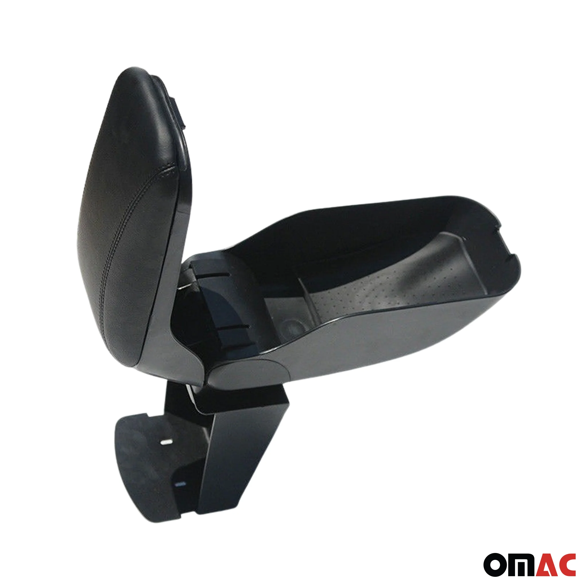 2010-2013 Ford Transit Connect Black Center Console Armrest Plastic Leather - Image 9