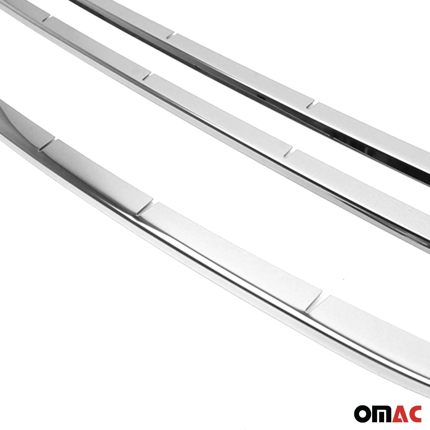 2014-2019 Ford Transit Connect Front Bumper Trim Molding Stainless Steel Silver 4 Pcs - Image 8