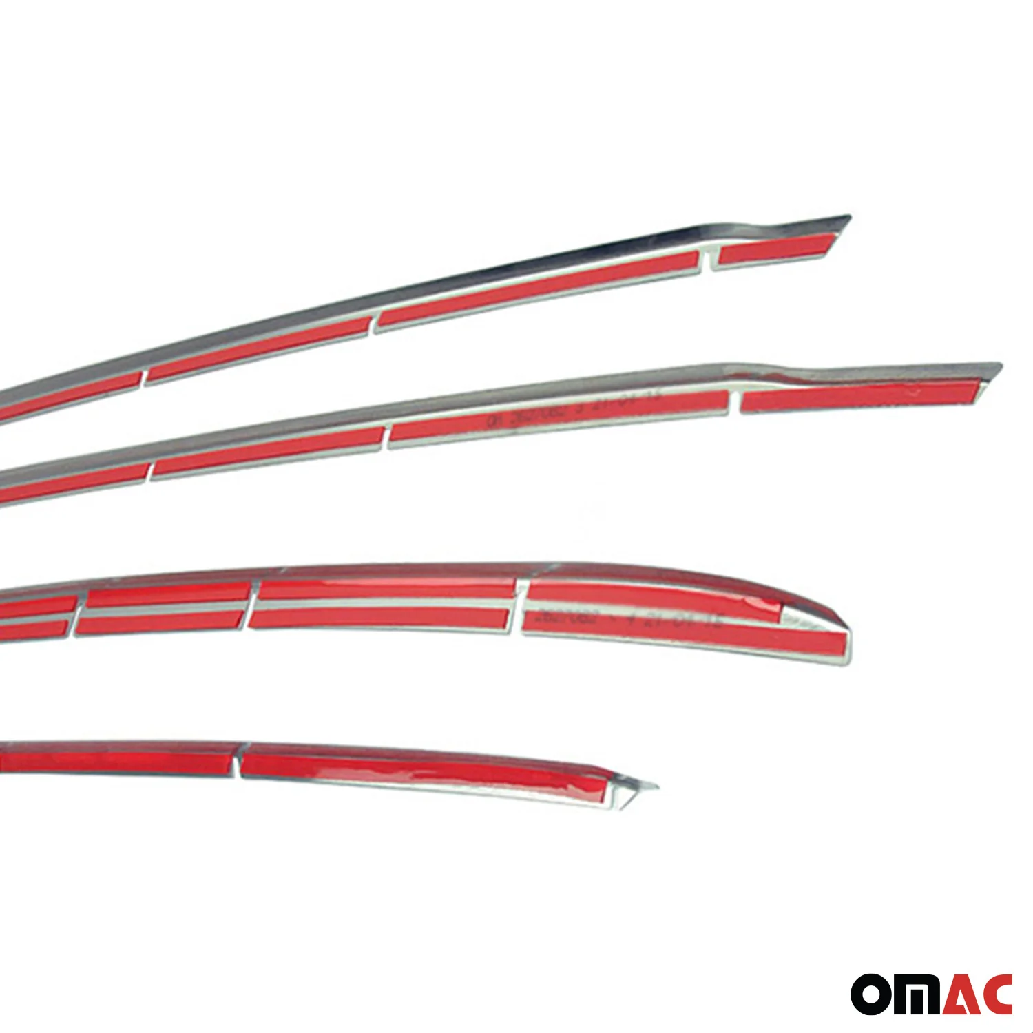 2014-2019 Ford Transit Connect Front Bumper Trim Molding Stainless Steel Silver 4 Pcs - Image 9