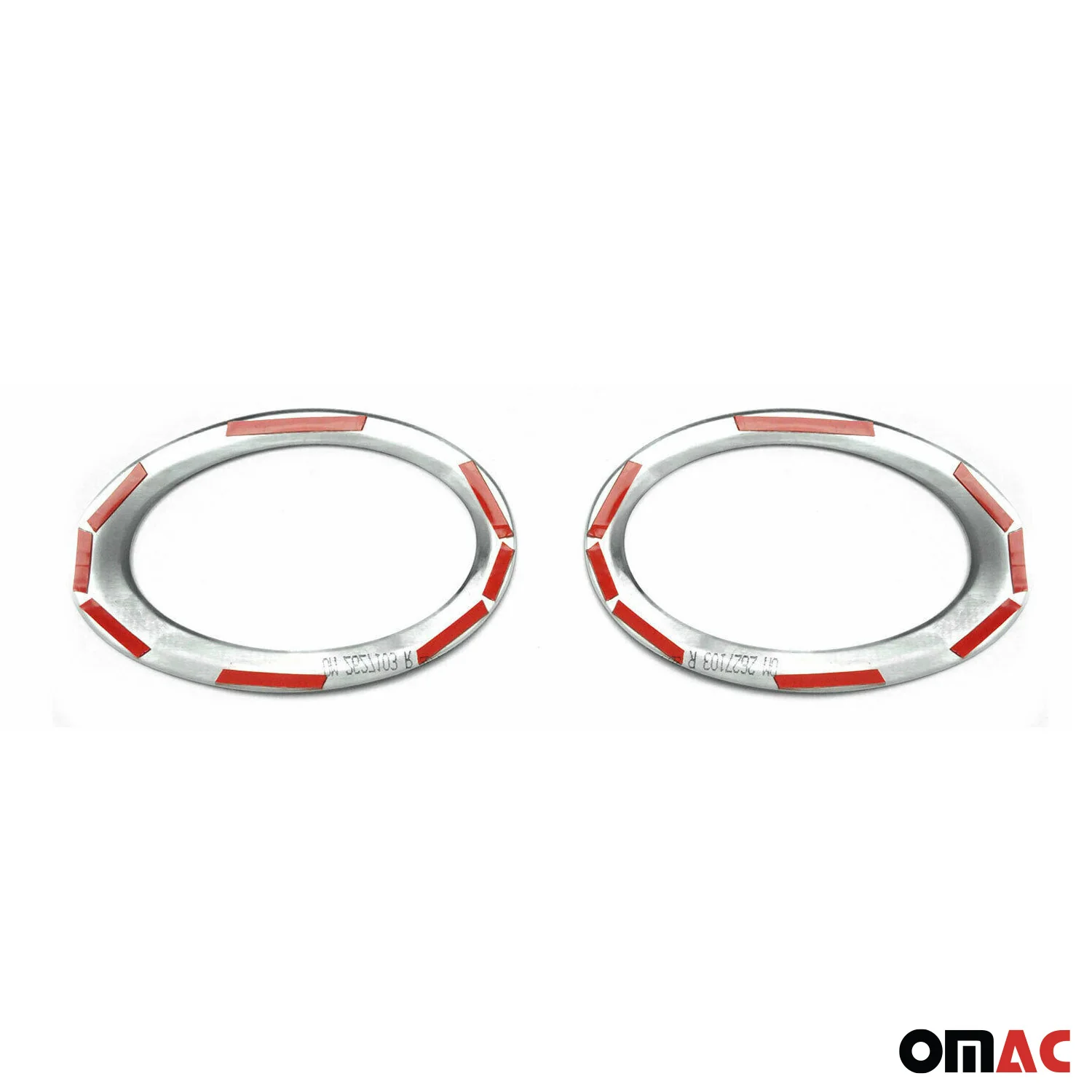 2014-2019 Ford Transit Connect Fog Light Lamp Bezel Cover Stainless Steel Silver 2 Pcs - Image 5