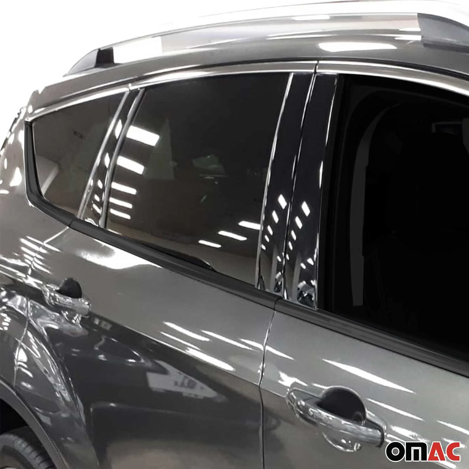2013-2019 Ford Escape Window Molding Trim Streamer Stainless Steel Silver 12 Pcs - Image 6