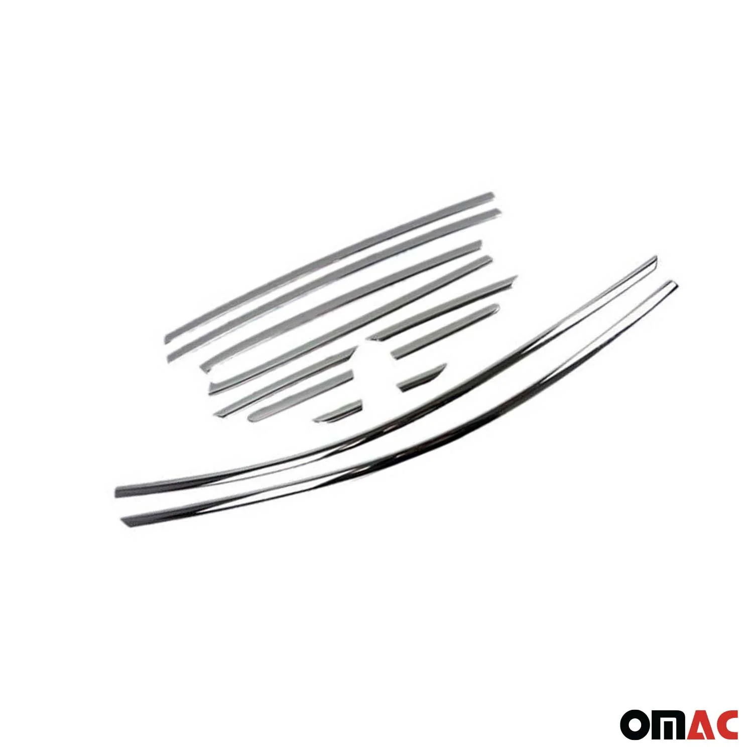 2013-2019 Ford Escape Window Molding Trim Streamer Stainless Steel Silver 12 Pcs - Image 8