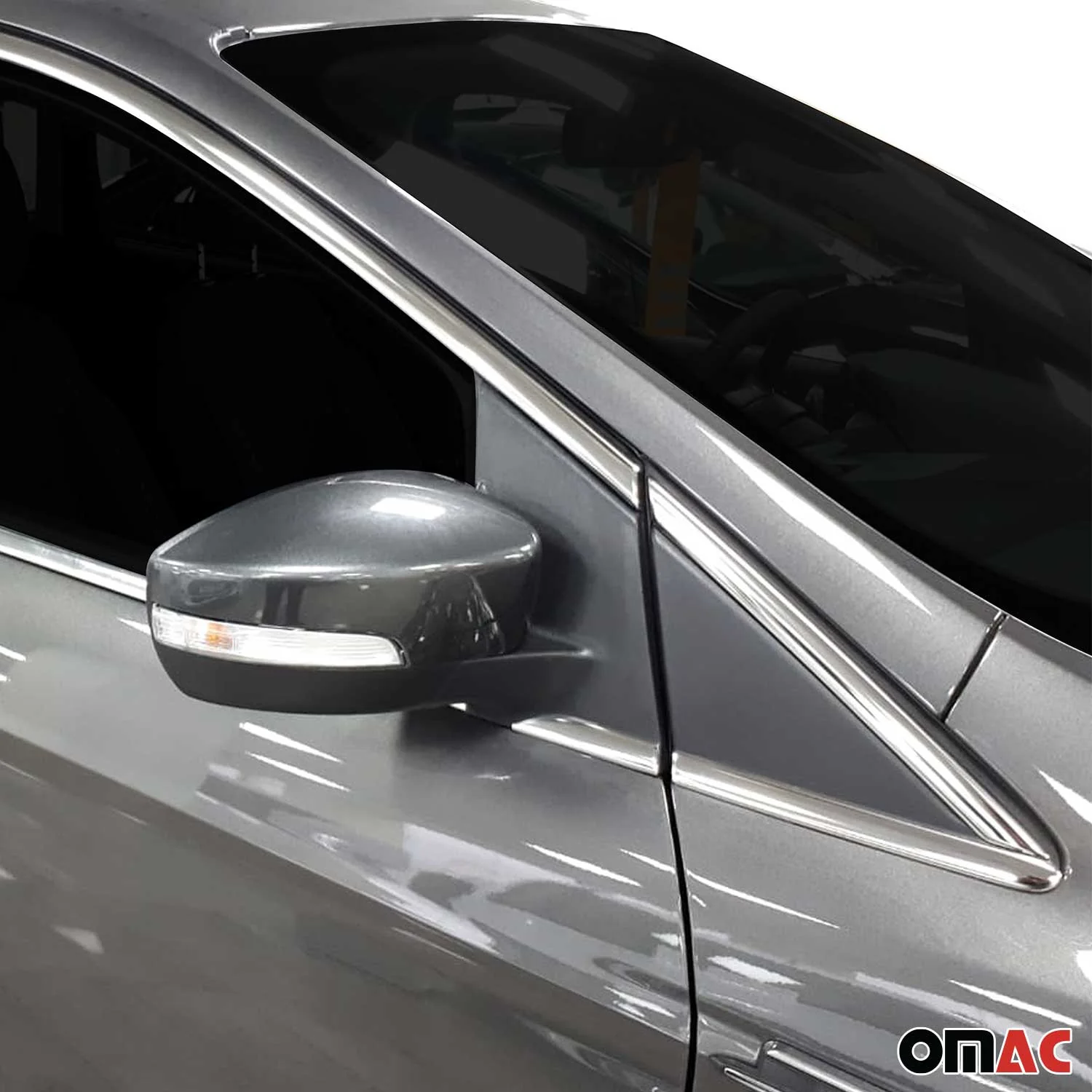 2013-2019 Ford Escape Window Molding Trim Streamer Stainless Steel 18x - Image 2
