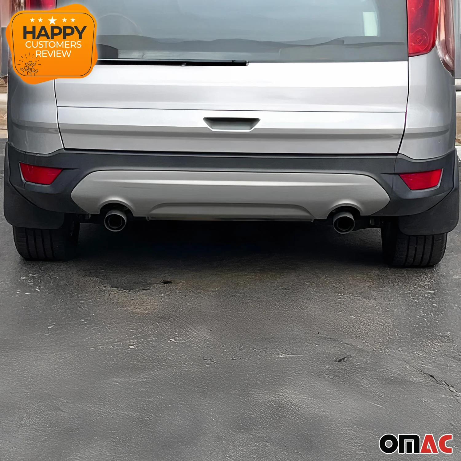 2013-2019 Ford Escape Mud Guards Splash Mud Flaps Black 2 Pcs - Image 3