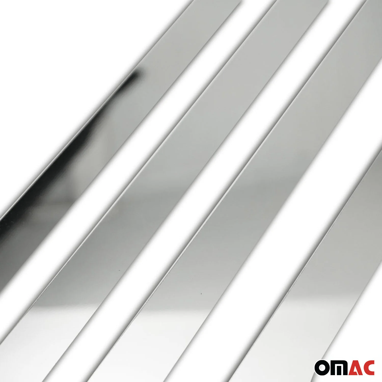 2009-2014 Ford F-150 Crew Cab Side Door Molding Trim Stainless Steel - Image 7