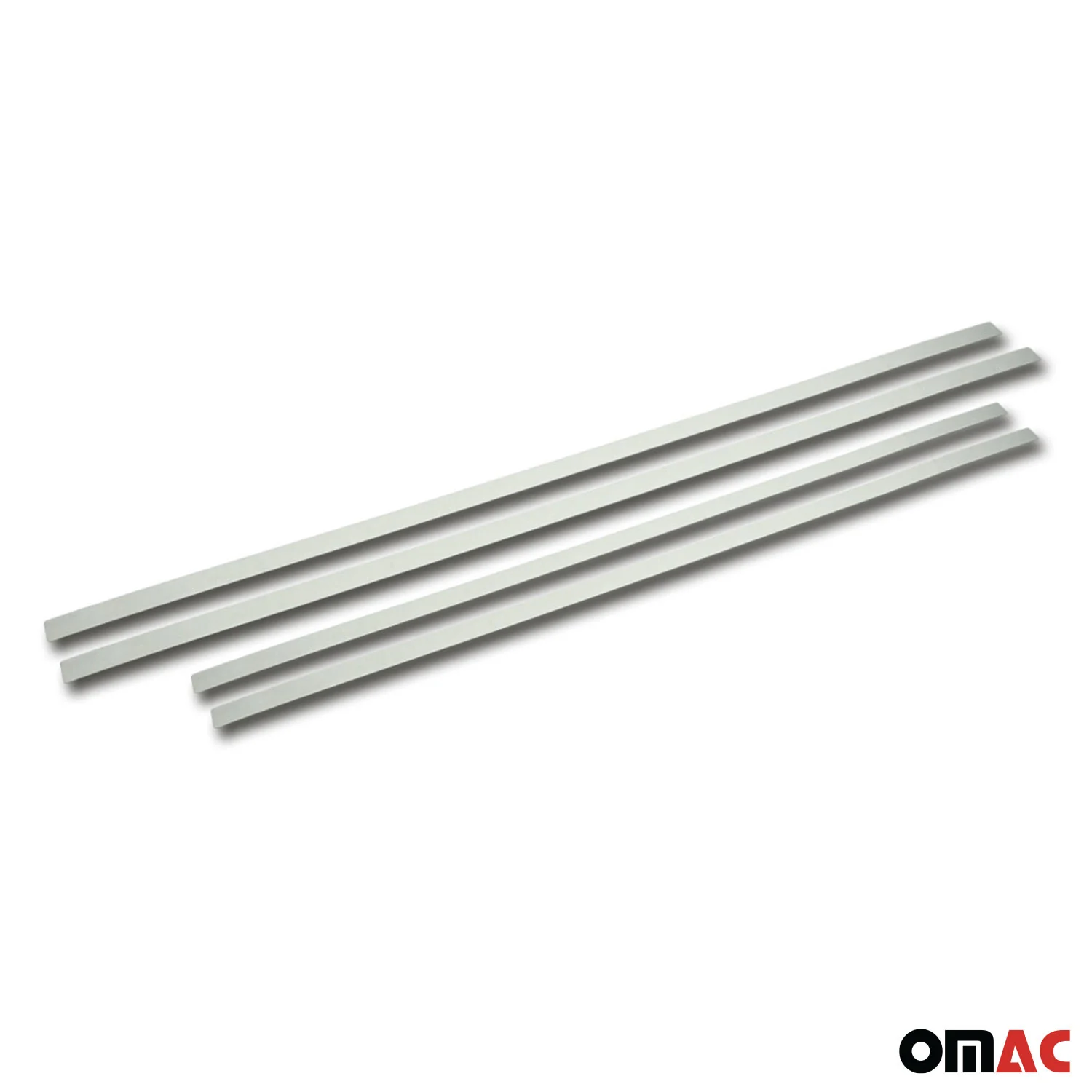 2009-2014 Ford F-150 Crew Cab Side Door Molding Trim Stainless Steel - Image 8
