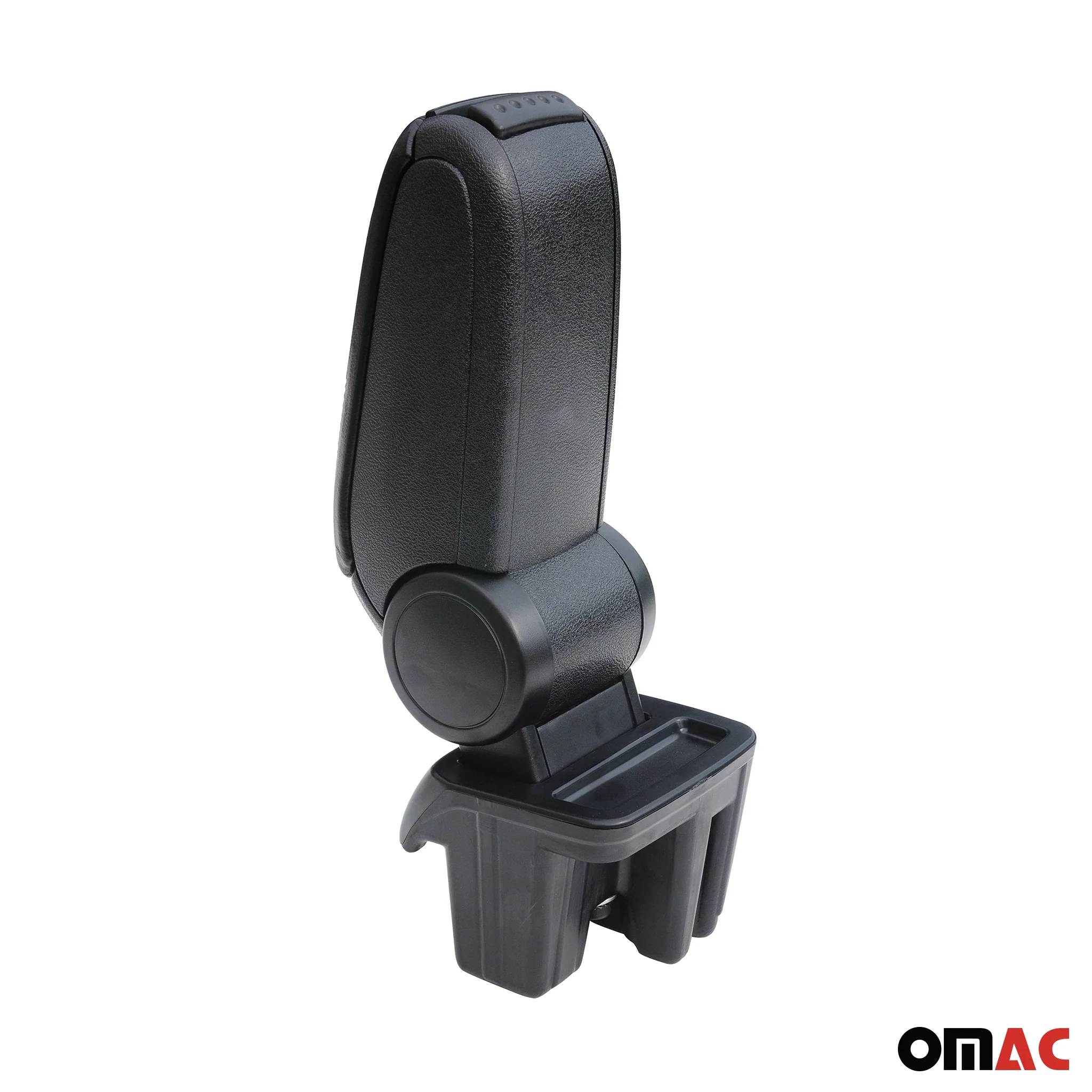 2015-2018 Ford Focus Black Center Console Armrest Plastic PU Leather 1Pc - Image 12