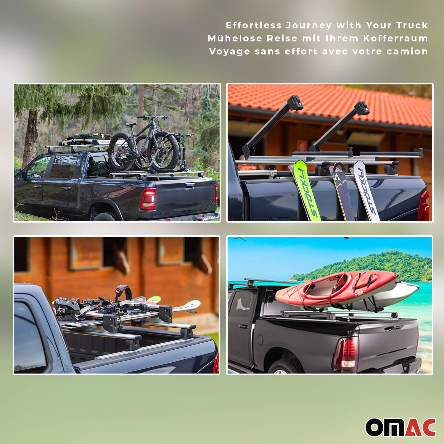 Ford Maverick Truck Bed Rack System Alu Pick Up Sliding Rack 4Pcs - Image 6
