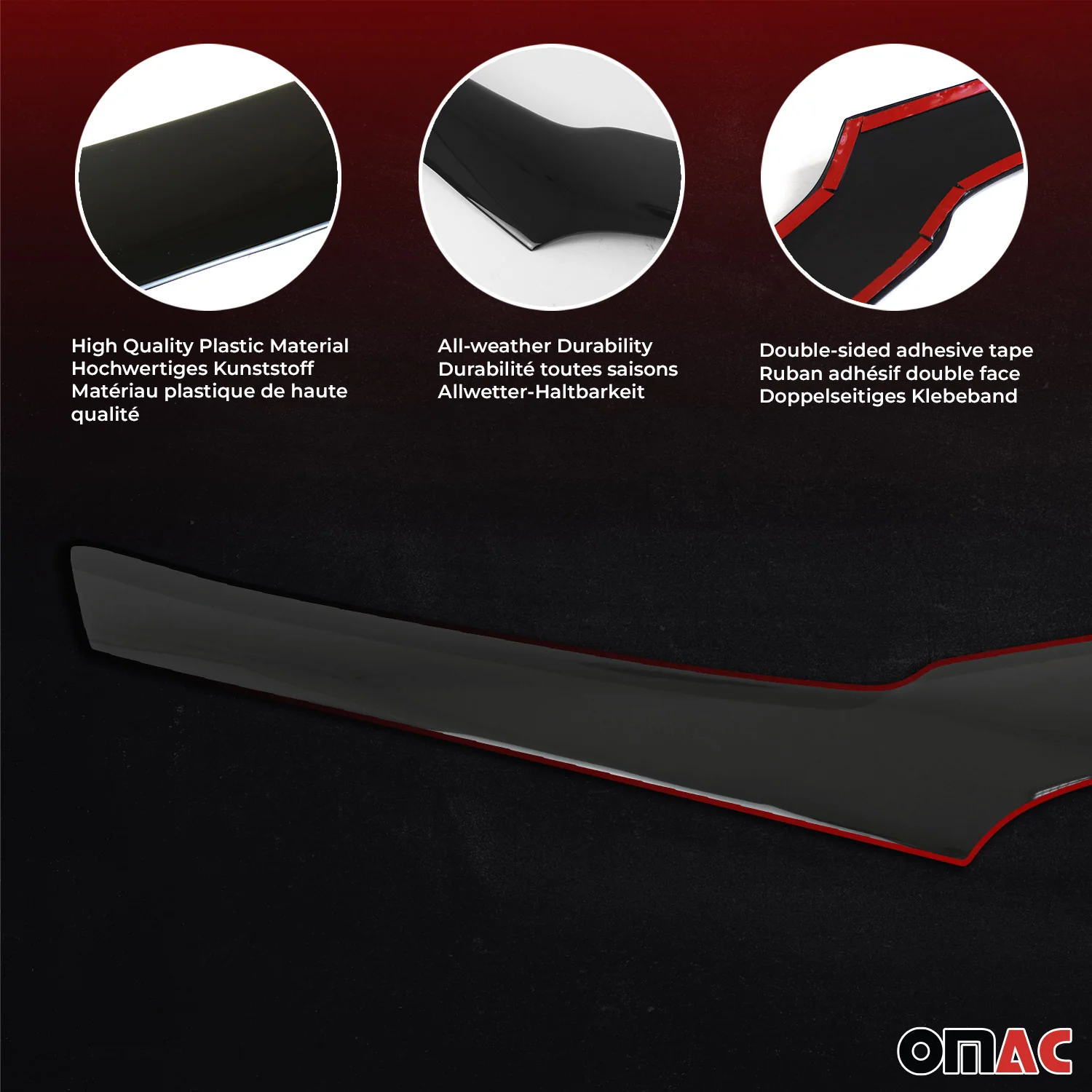 2007-2014 Chevrolet Avalanche Tahoe Suburban Front Bug Shield Hood Deflector 1 Pc Smoke - Image 5