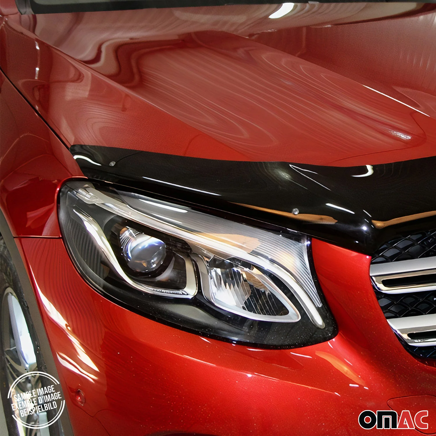 2010-2020 Toyota 4Runner Front Bug Shield Hood Deflector 1 Pc Smoke - Image 9