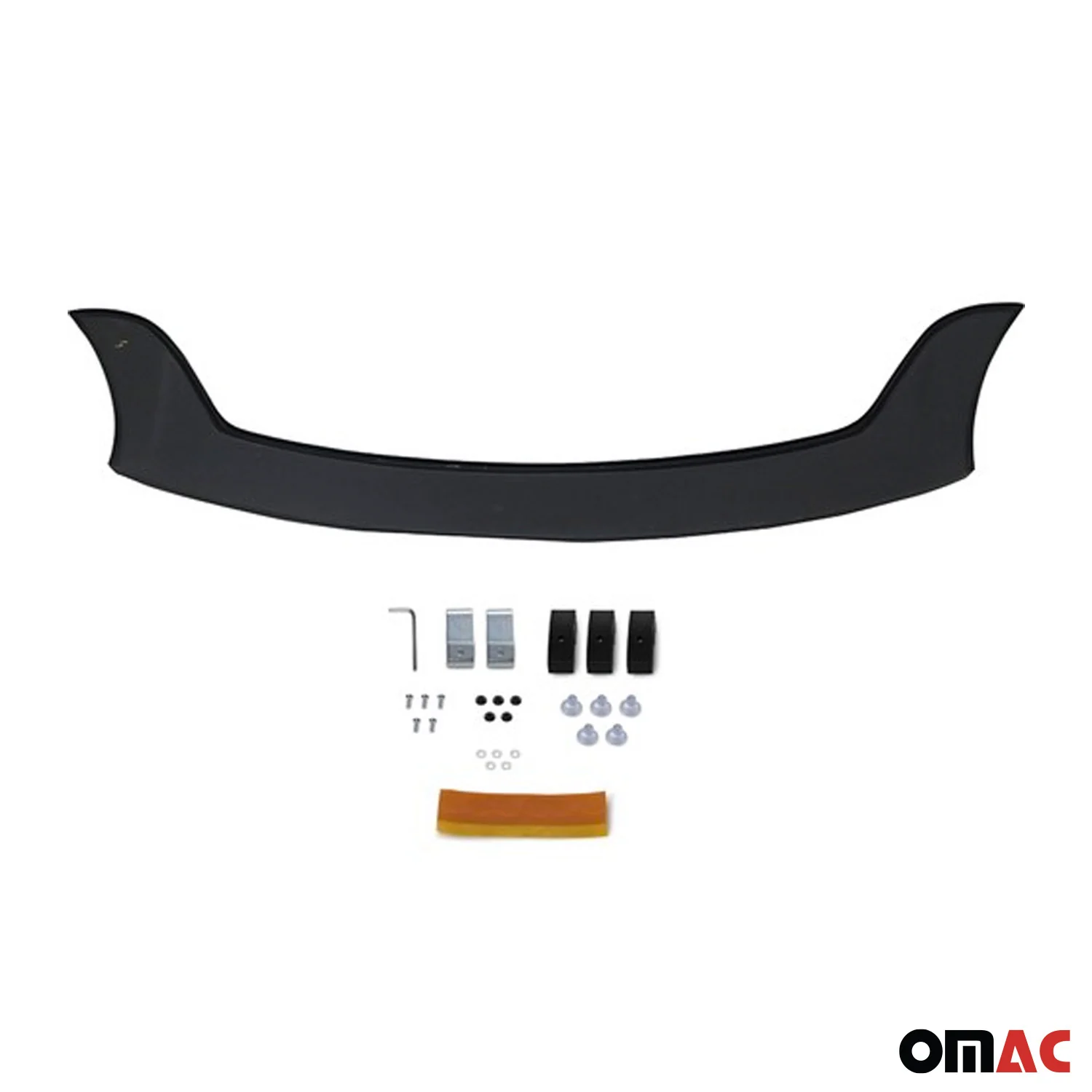 2014-2020 Fiat 500L Front Bug Shield Hood Deflector 1 Pc Smoke - Image 6
