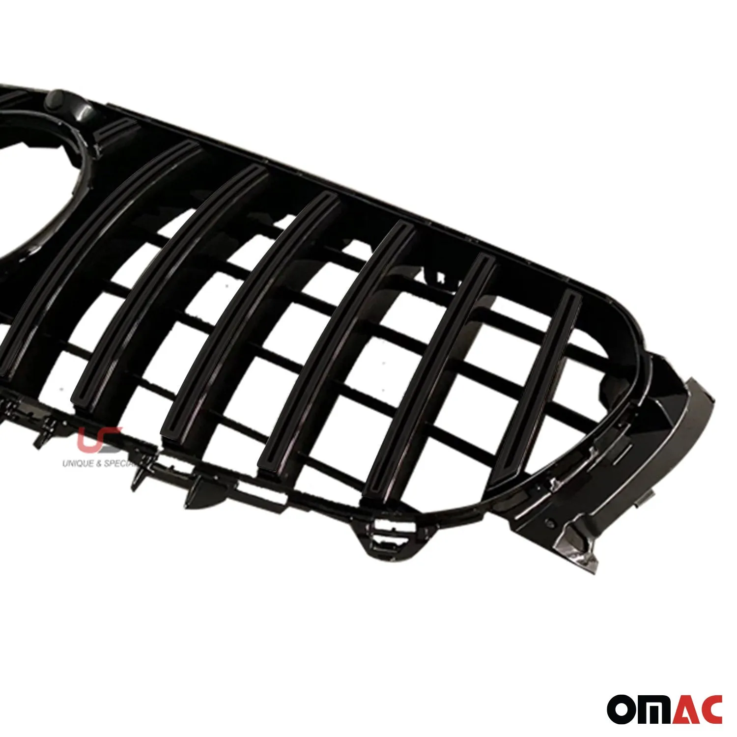 2017-2020 Mercedes E Class W213 Sedan Front Bumper Grille Black - Image 3