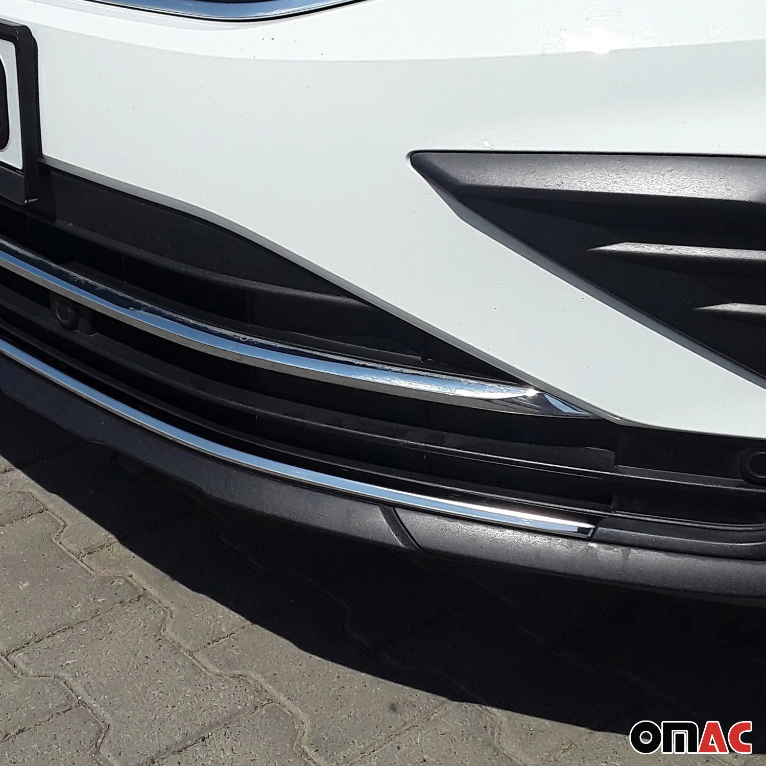 Front Bumper Trim Molding for VW Tiguan 2022-2024 Stainless Steel Silver 1 Pc - Image 3
