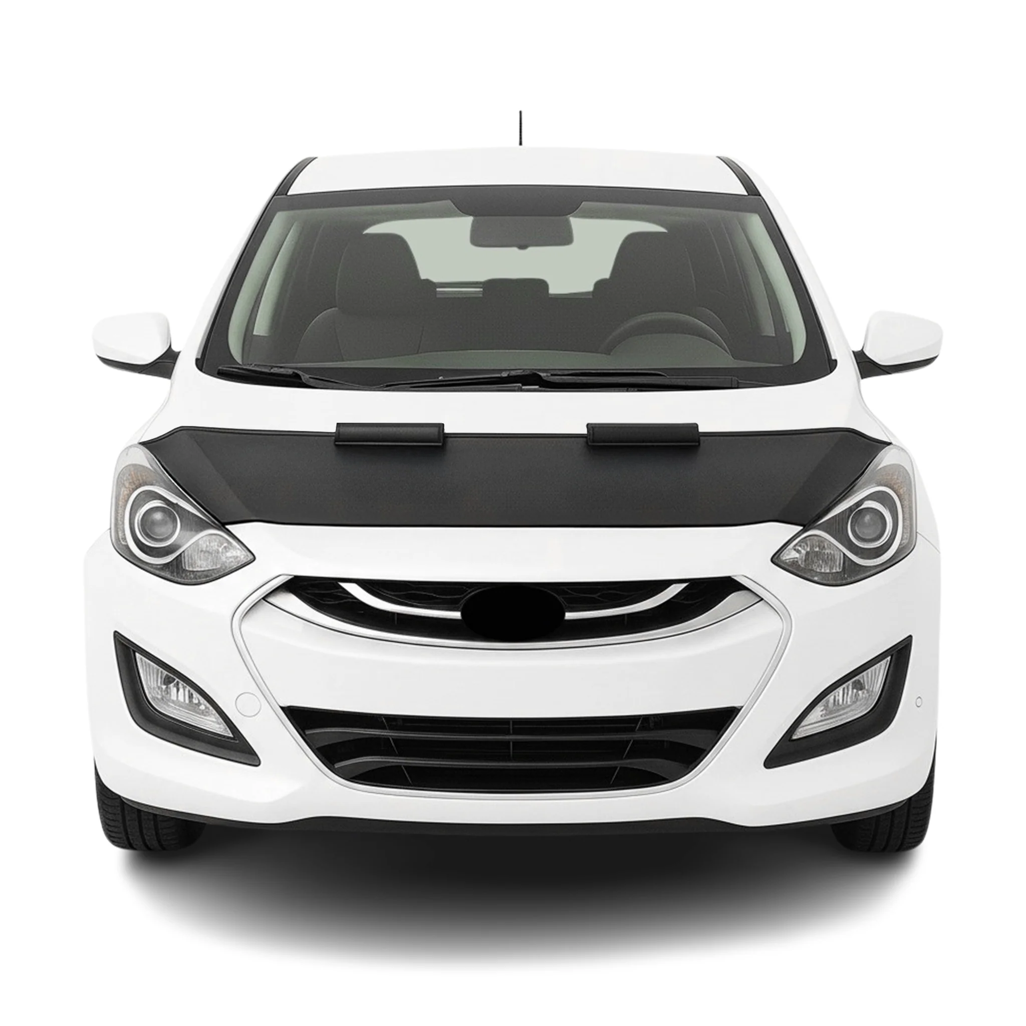 2012-2017 Hyundai i30 Car Bonnet Mask Hood Bra Black 1 Pc