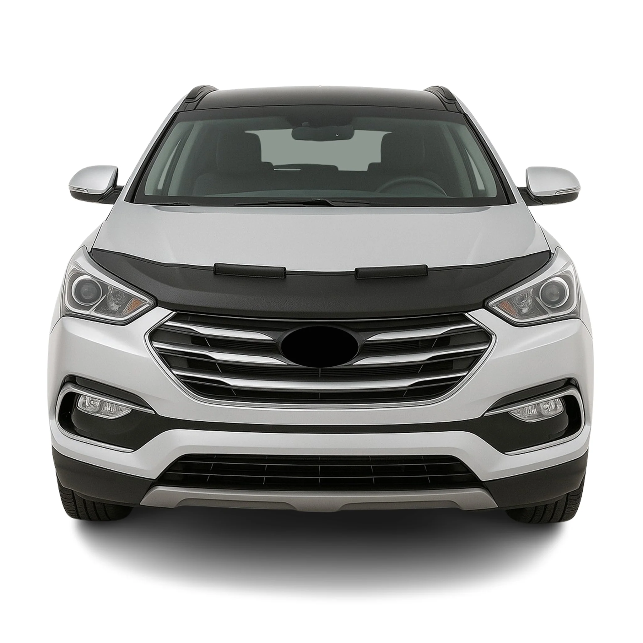 2013-2018 Hyundai Santa Fe Car Bonnet Mask Hood Bra Black 1 Pc