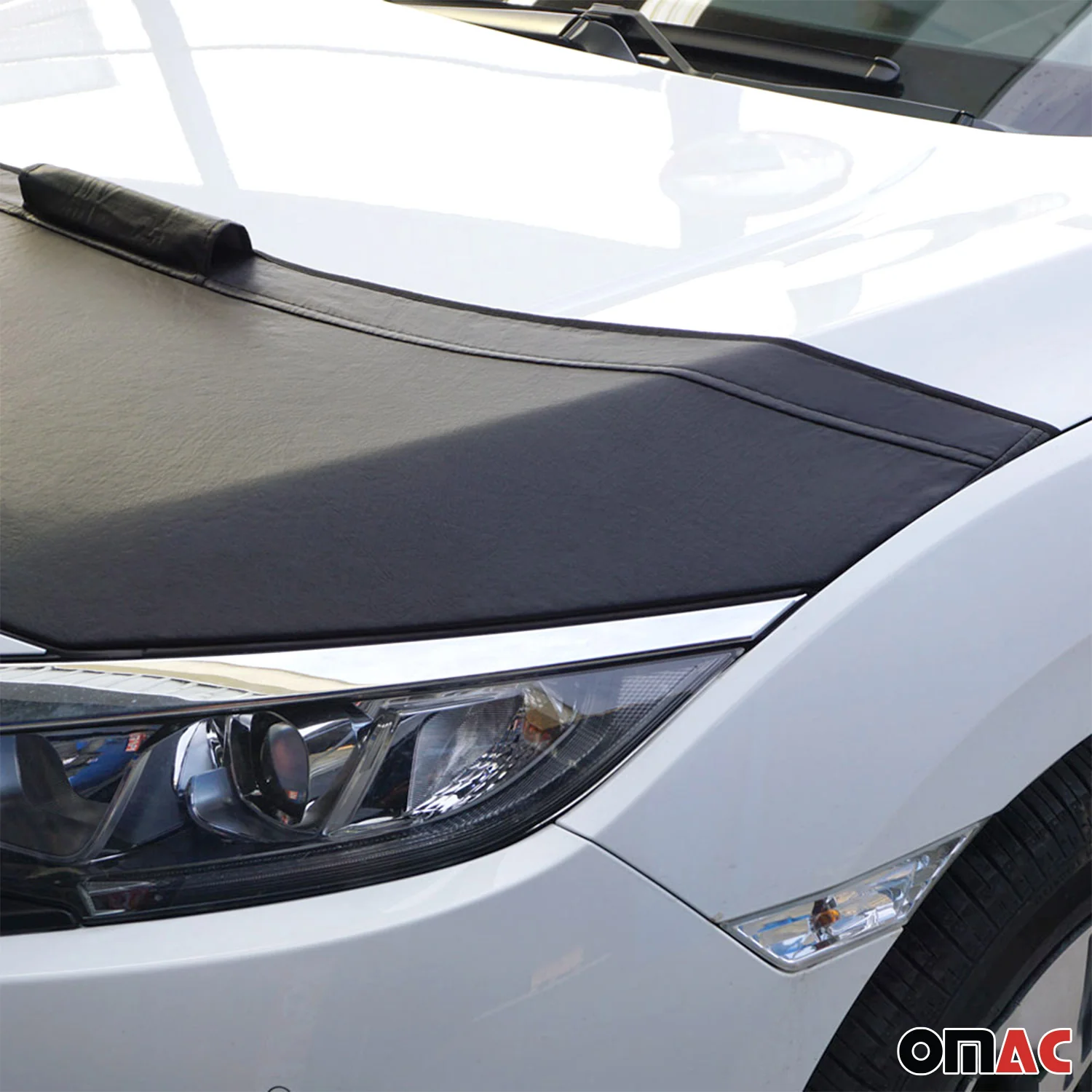 2016-2020 Kia Sorento Car Bonnet Mask Hood Bra Black 1 Pc - Image 5