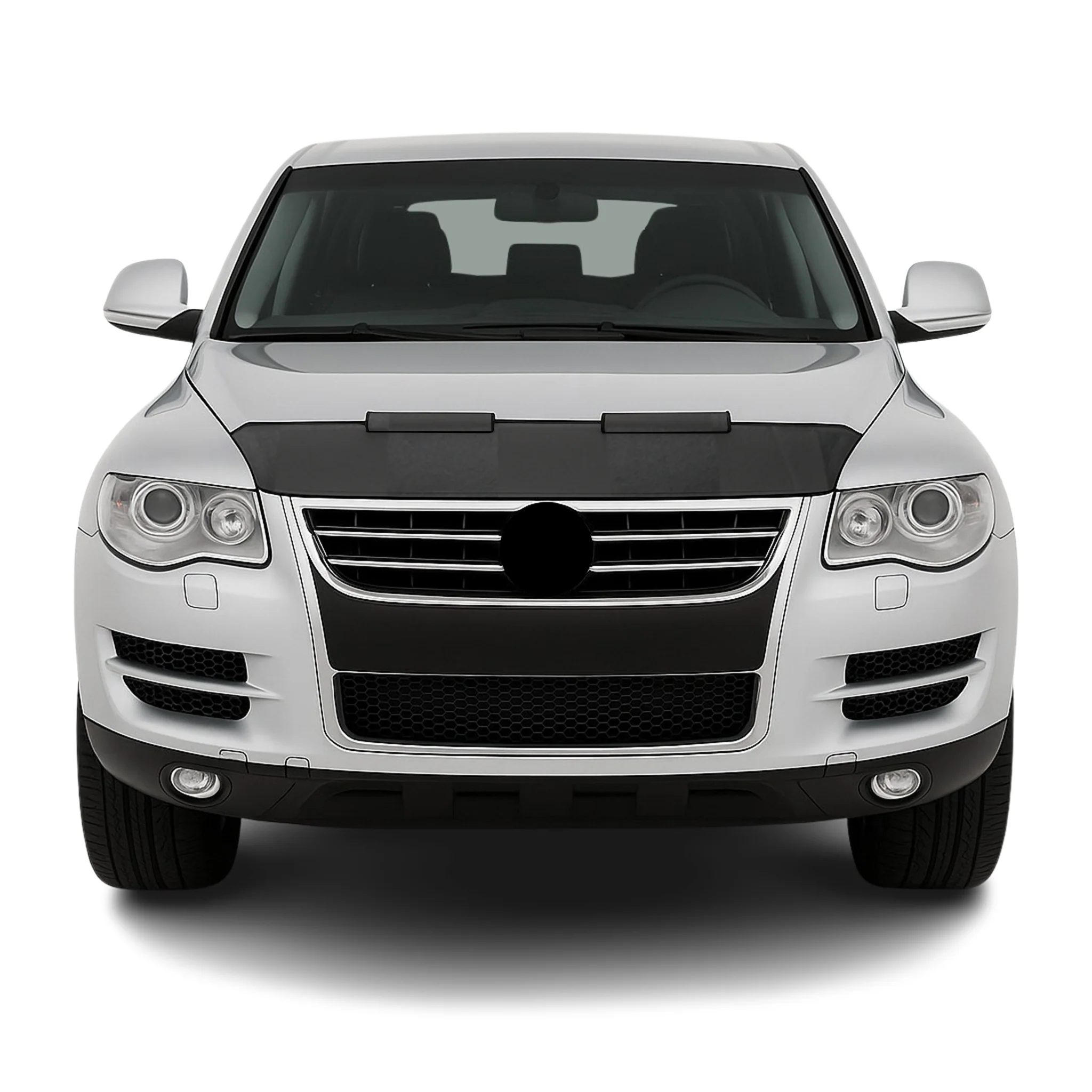 2004-2010 VW Touareg Car Bonnet Mask Hood Bra Black Chequered 1 Pc