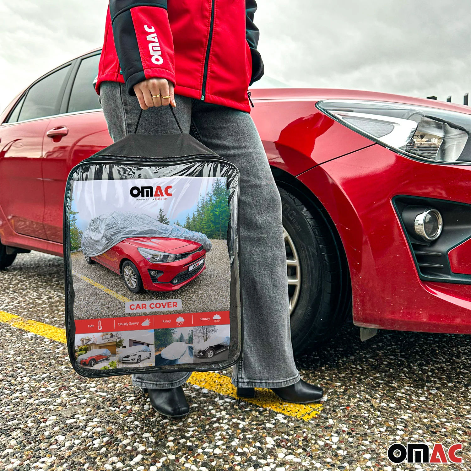 Full 14,7FT Car Protective Cover All Weather Outdoor Rain Dust Durable Wagon - Image 3