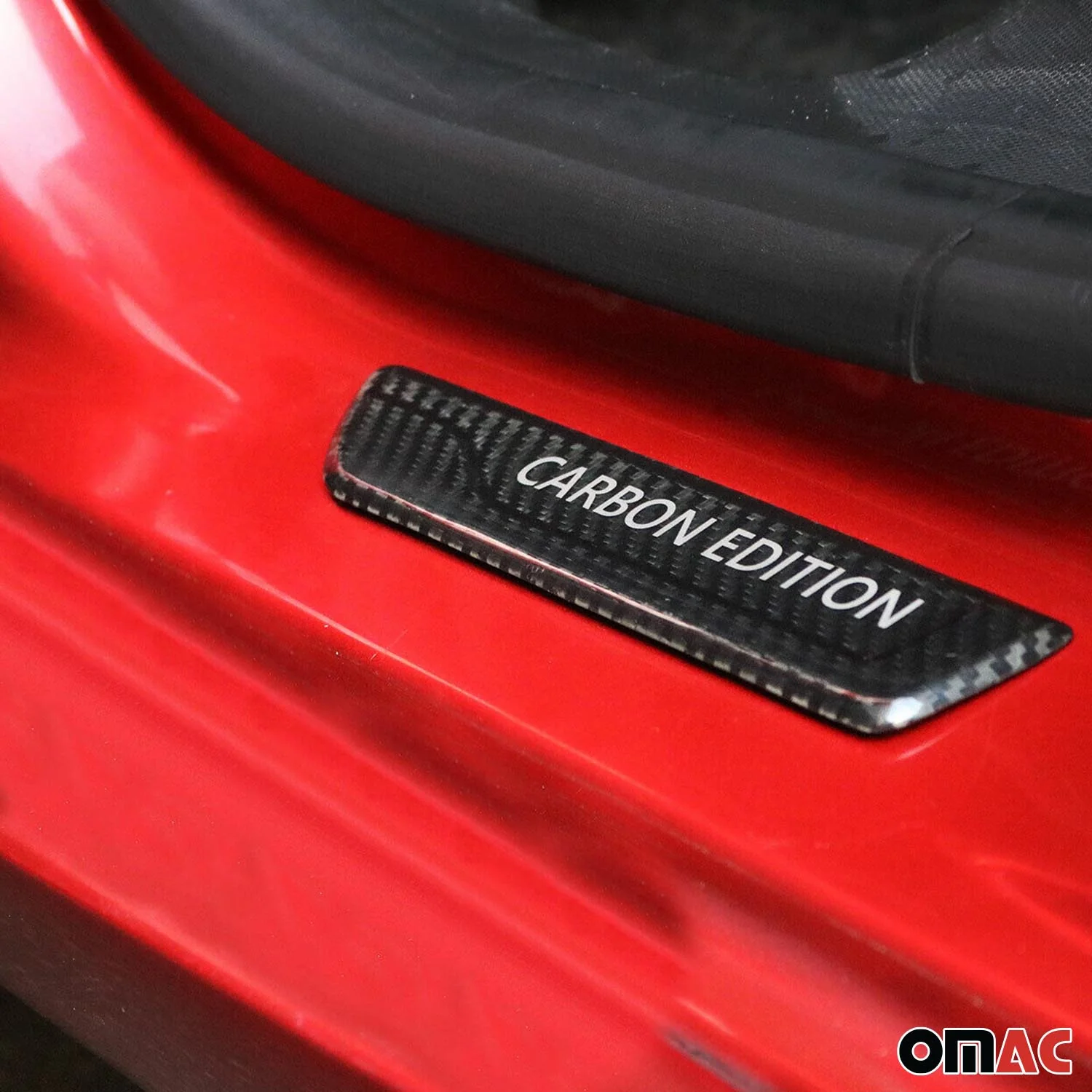 Honda Civic Sedan Door Sill Scuff Plate Scratch Protector Carbon Fiber 4 Pcs - Image 2